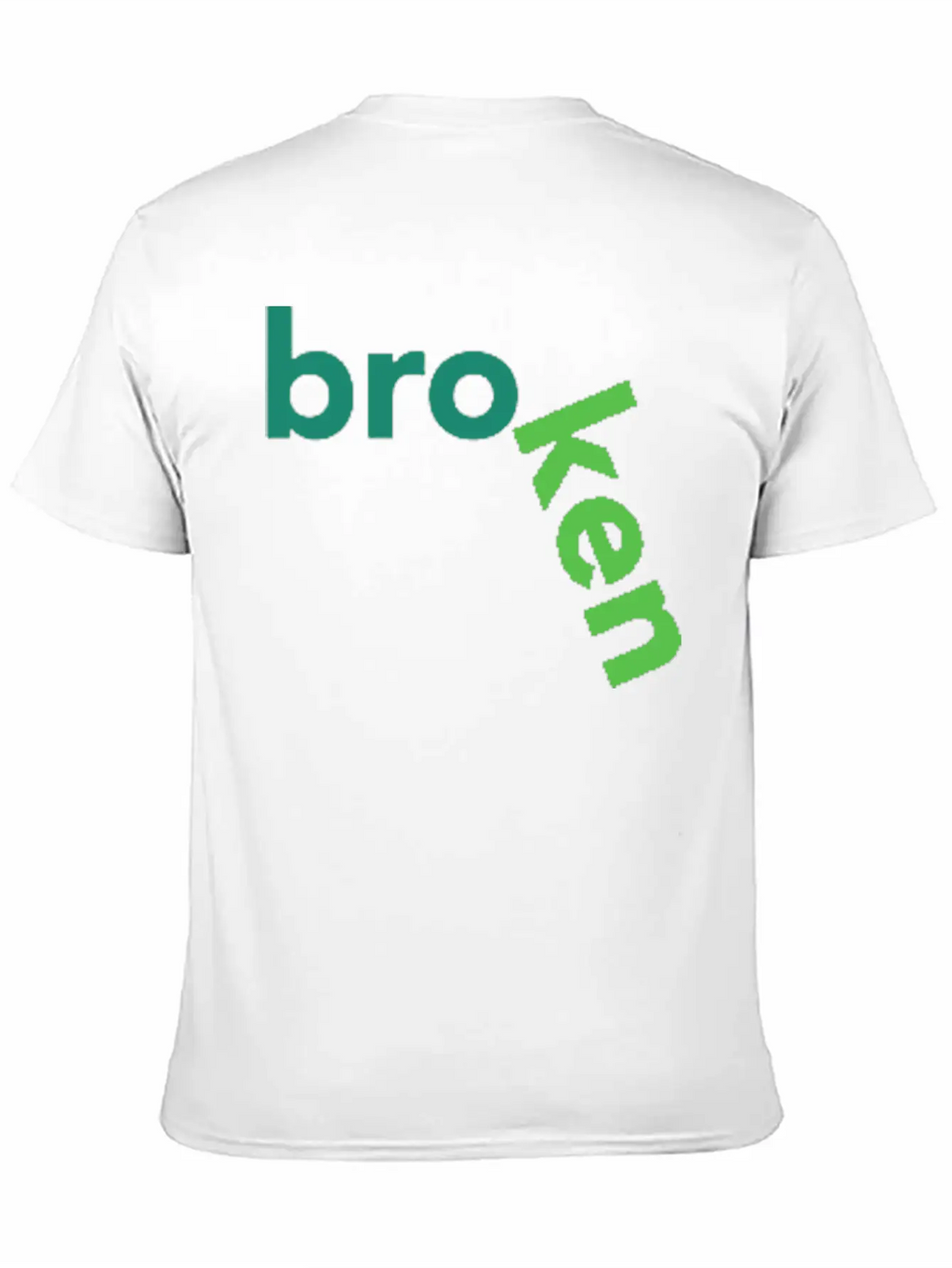 Broken Title Of Creativity Text Quotes Breathable Graphic T-Shirt – Perfect For Casual Days