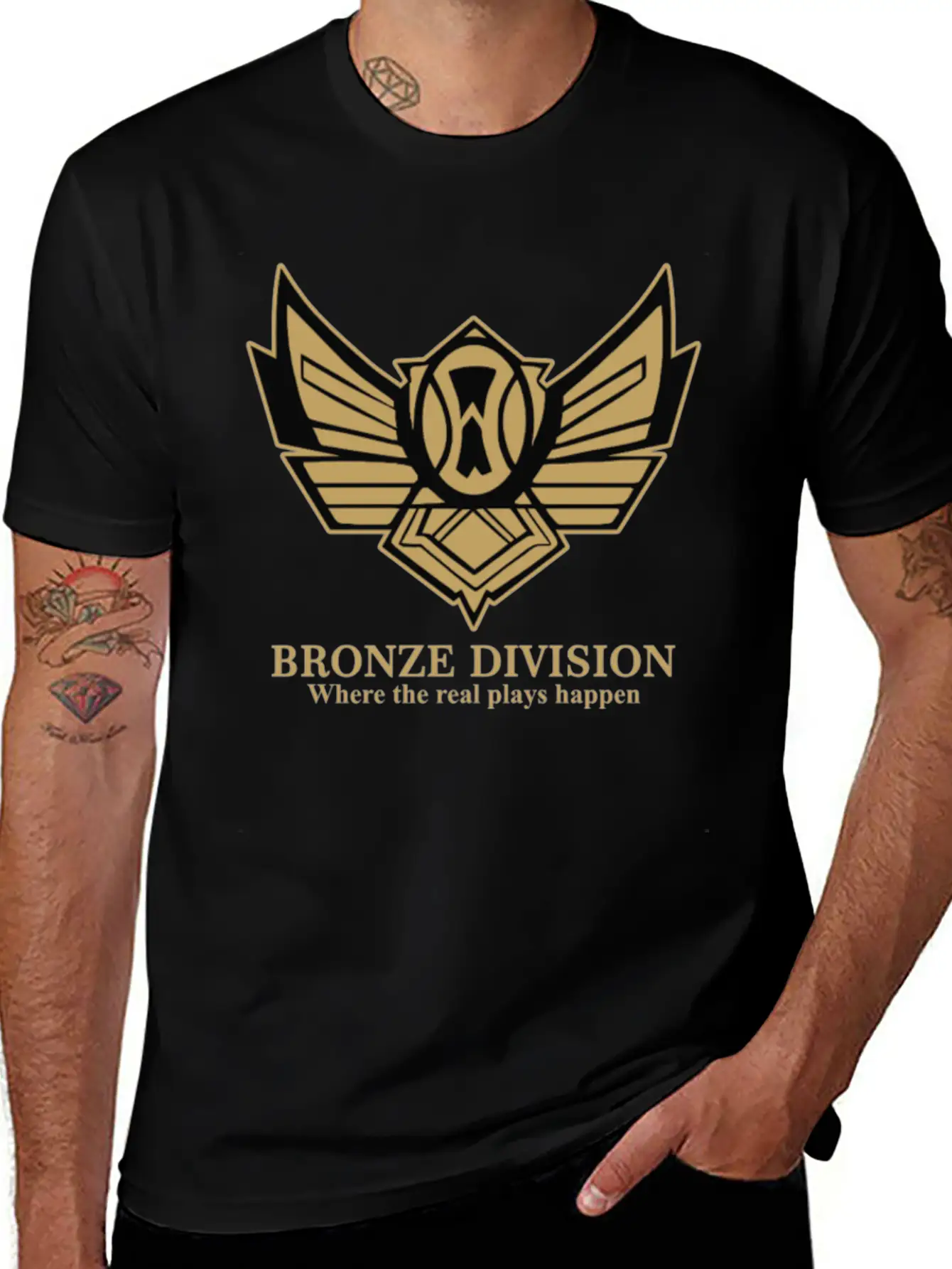 Bronze Division Unisex Casual T-Shirt – Clean Design For Daily Comfort