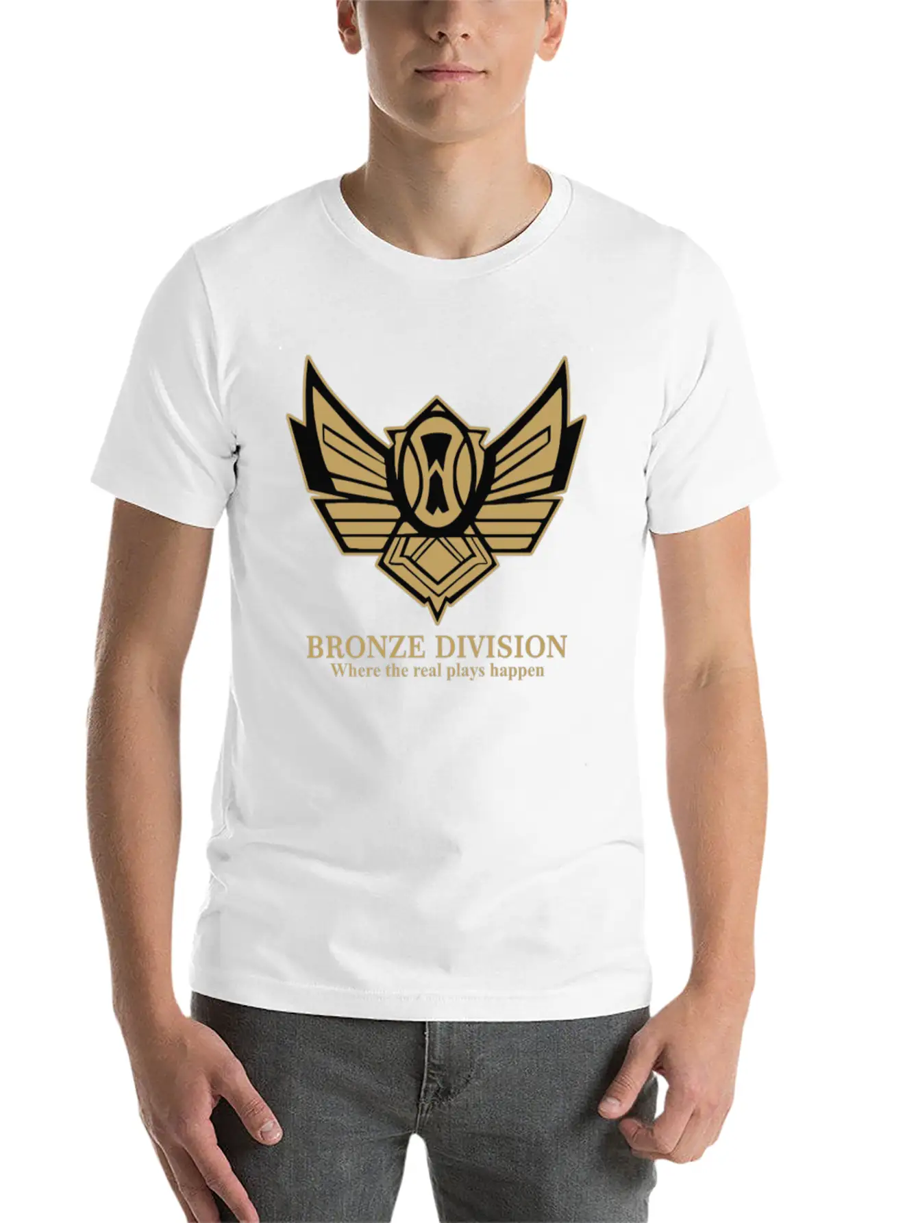 Bronze Division Unisex Casual T-Shirt – Clean Design For Daily Comfort
