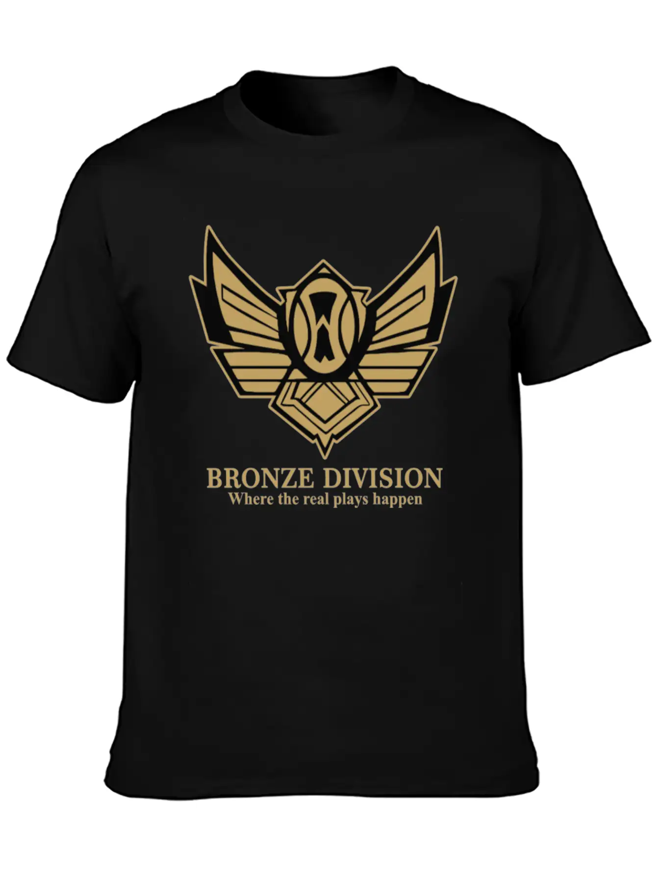 Bronze Division Unisex Casual T-Shirt – Clean Design For Daily Comfort