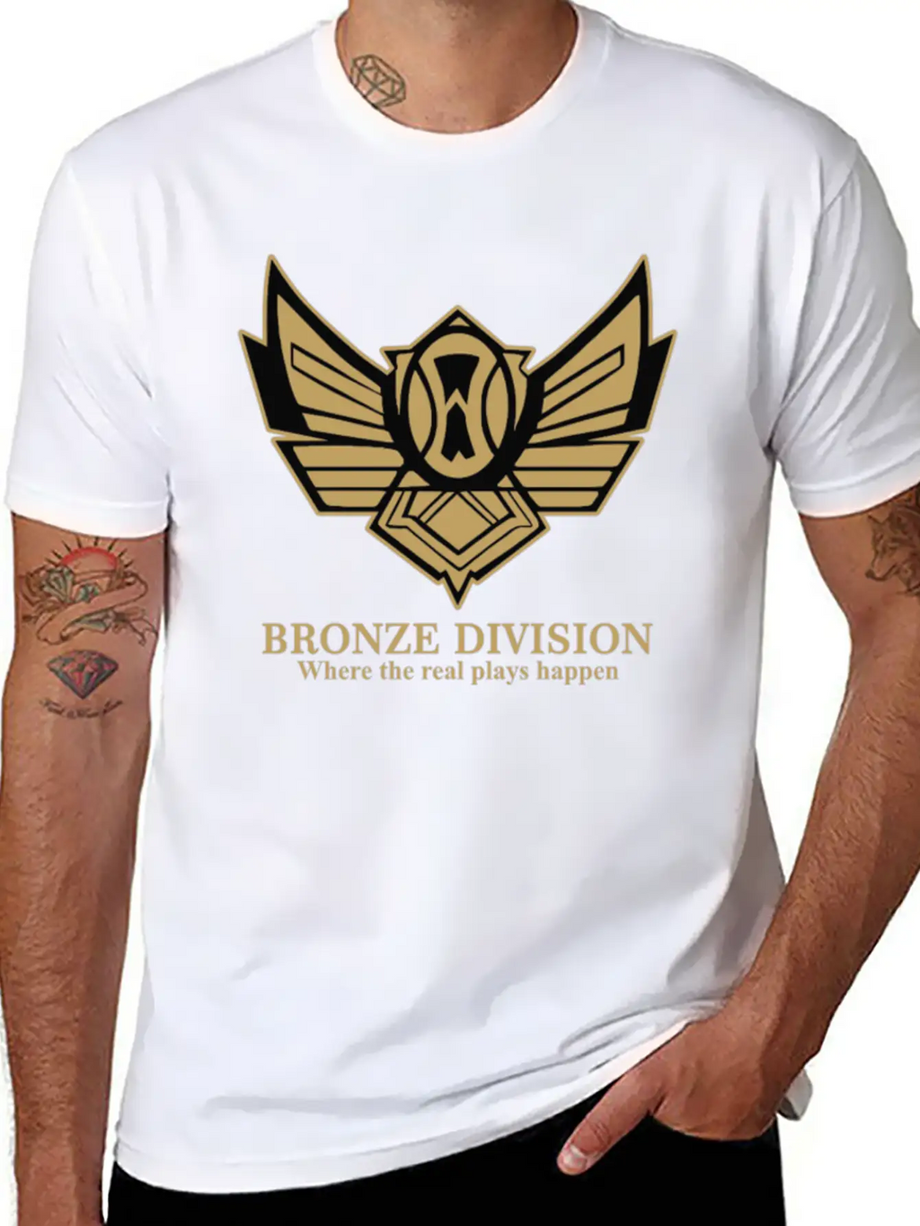Bronze Division Unisex Casual T-Shirt – Clean Design For Daily Comfort