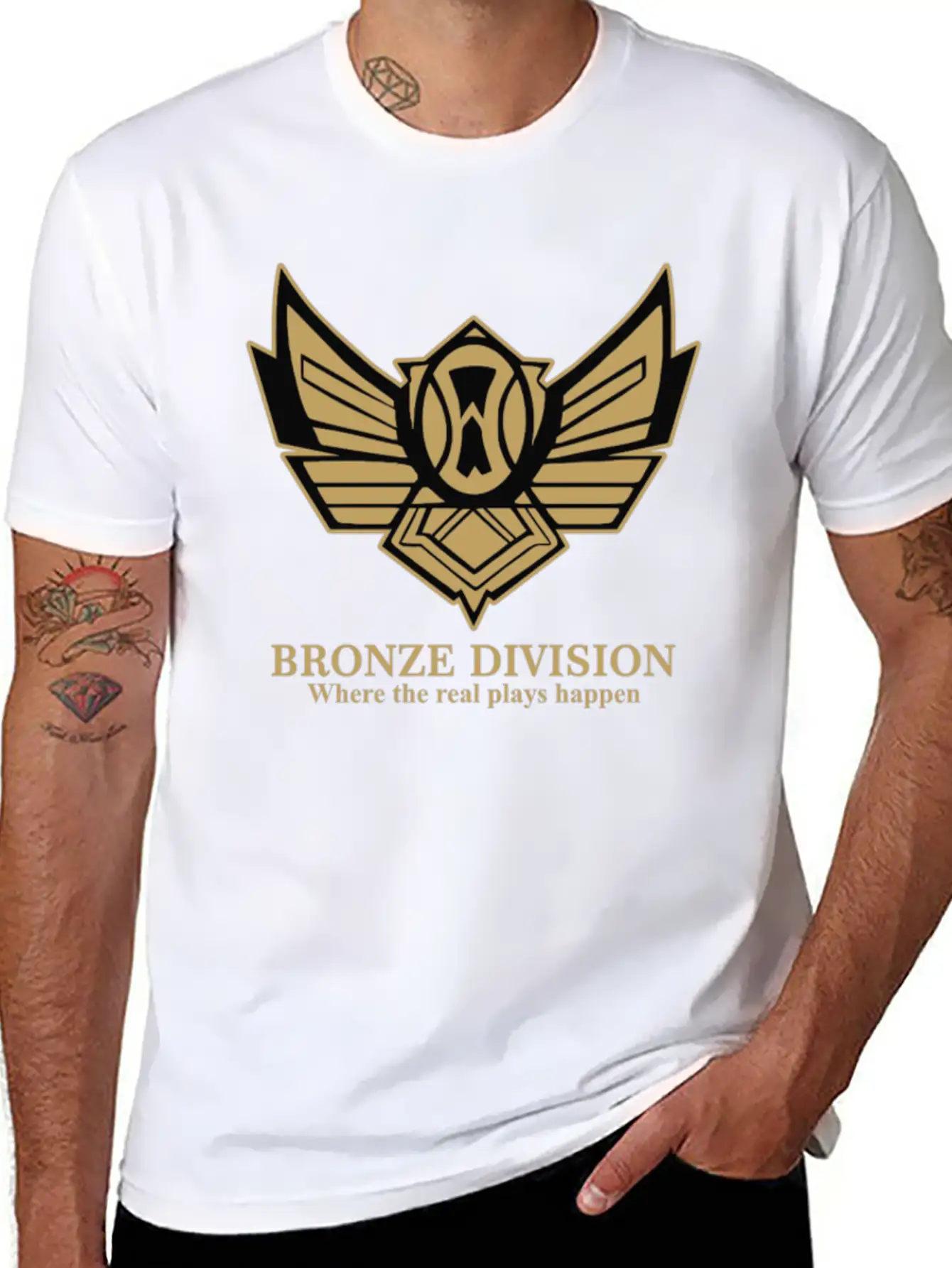 Bronze Division Unisex Casual T-Shirt – Clean Design For Daily Comfort