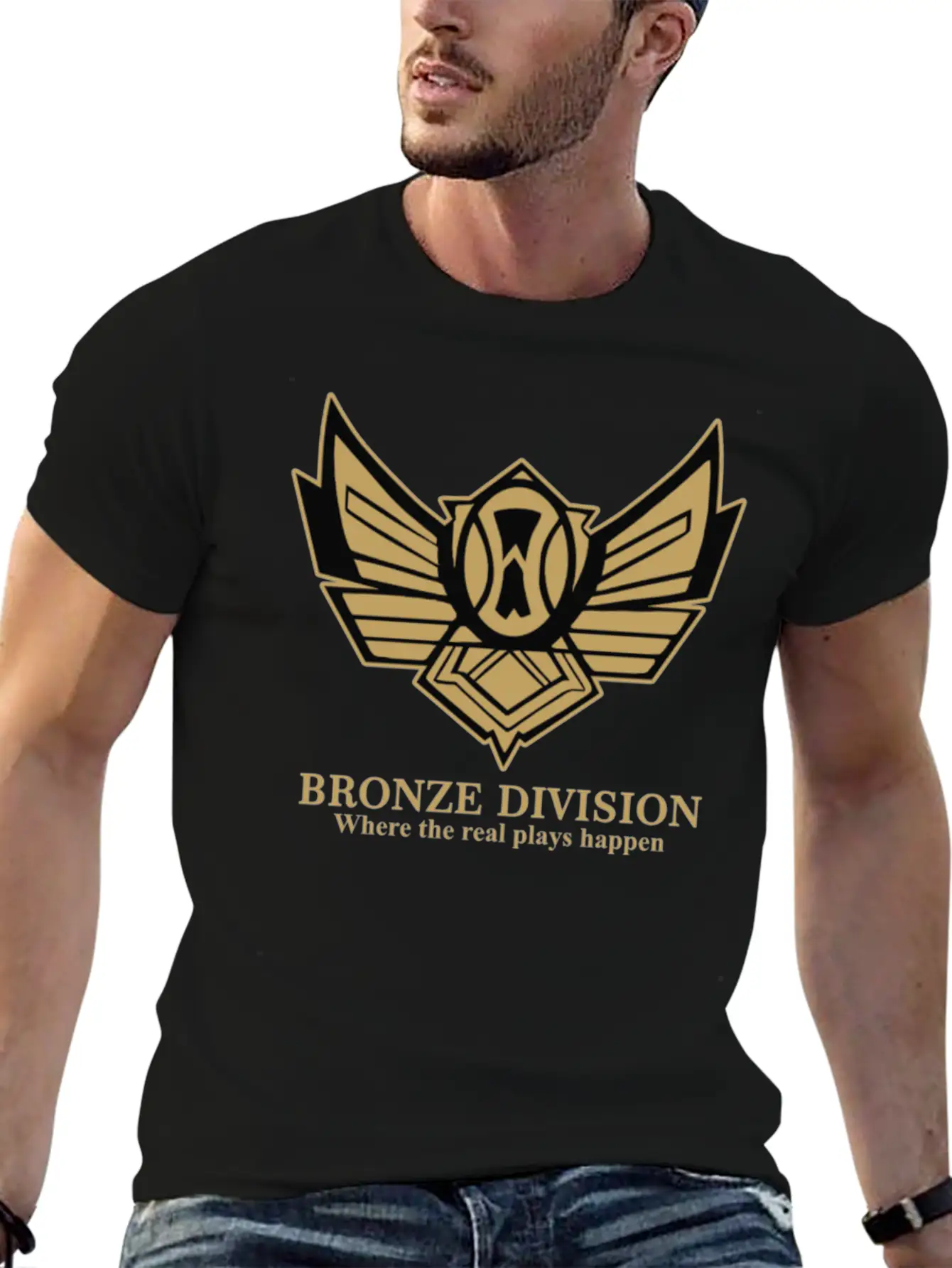 Bronze Division Unisex Casual T-Shirt – Clean Design For Daily Comfort