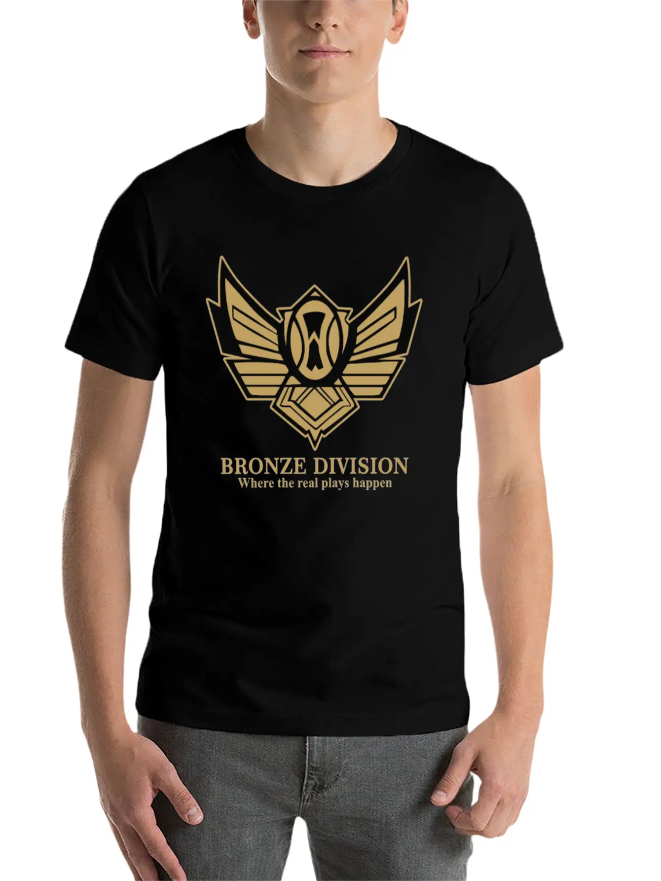 Bronze Division Unisex Casual T-Shirt – Clean Design For Daily Comfort