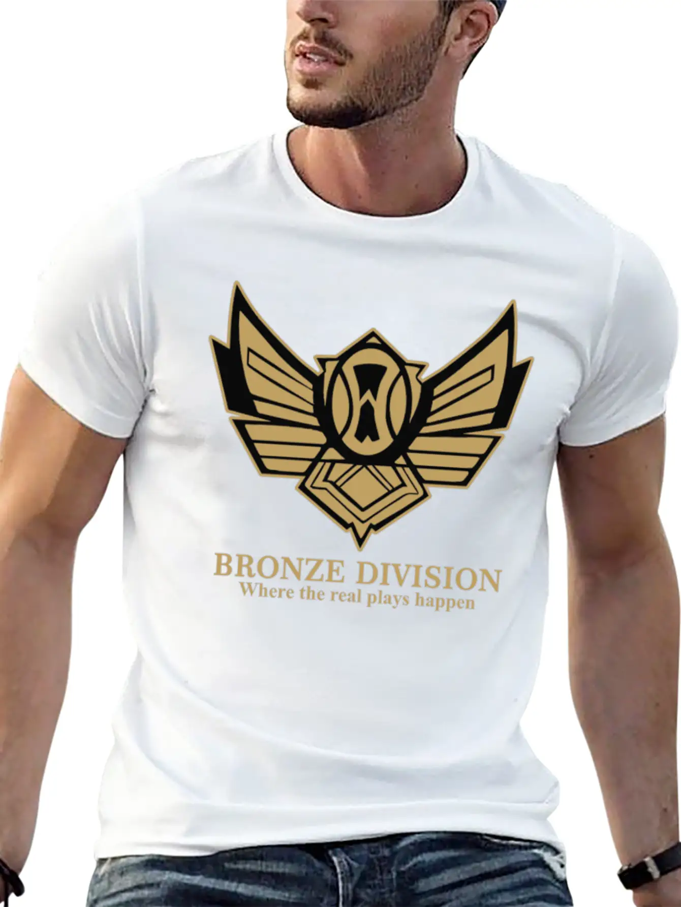 Bronze Division Unisex Casual T-Shirt – Clean Design For Daily Comfort