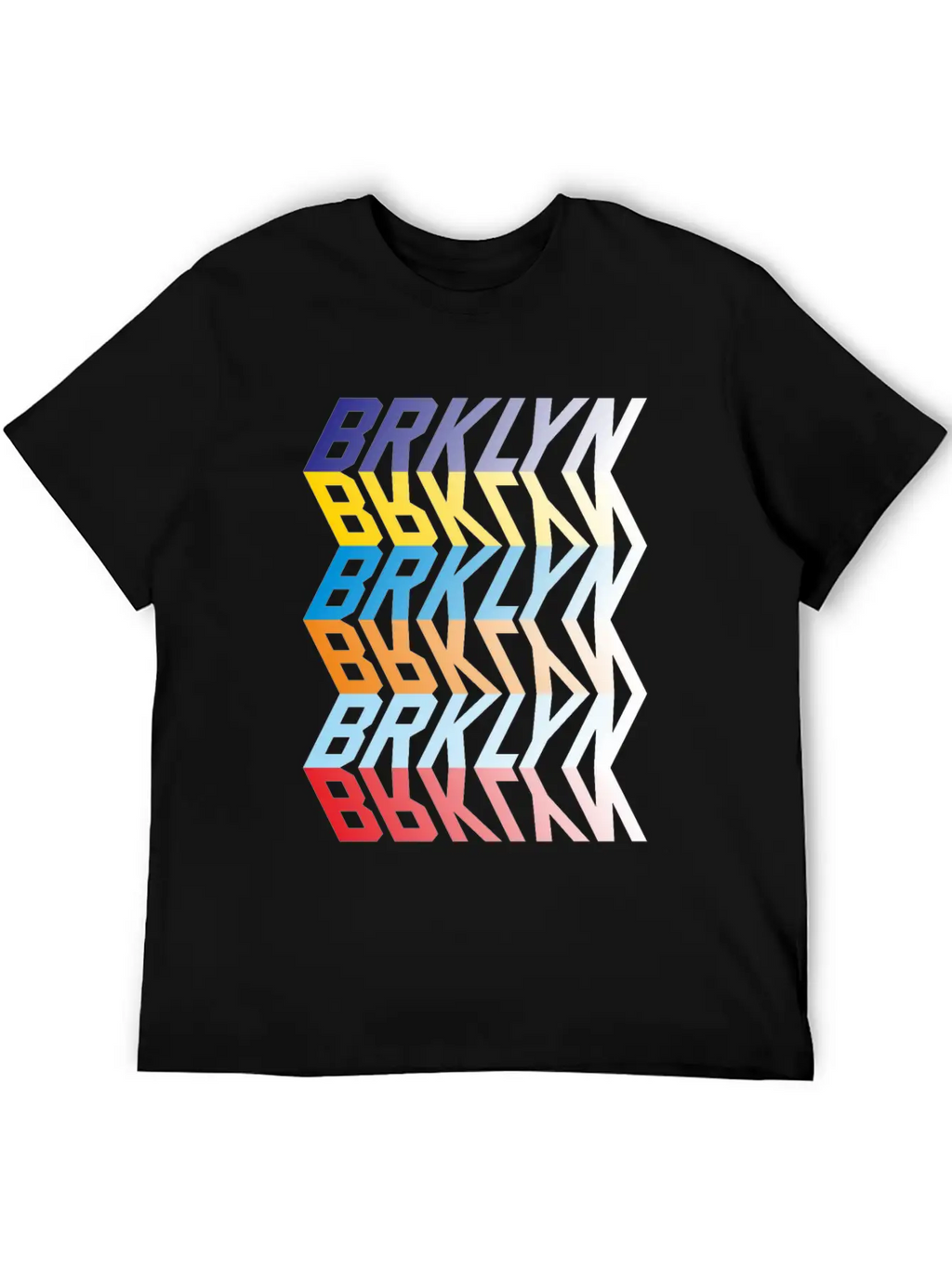 Brooklyn Mirror Typography Relaxed Everyday Tee – Lightweight And Durable Cotton