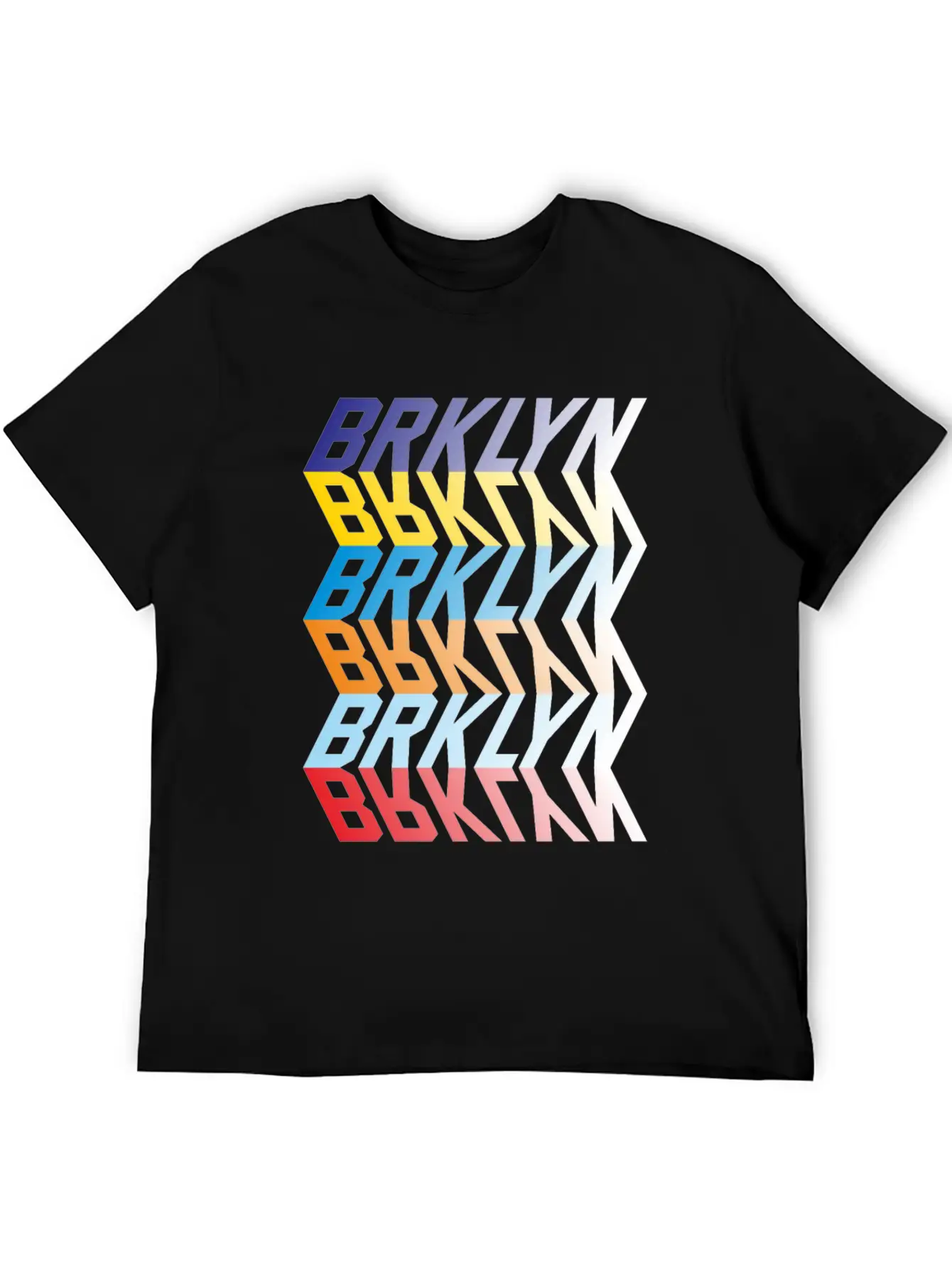 Brooklyn Mirror Typography Relaxed Everyday Tee – Lightweight And Durable Cotton