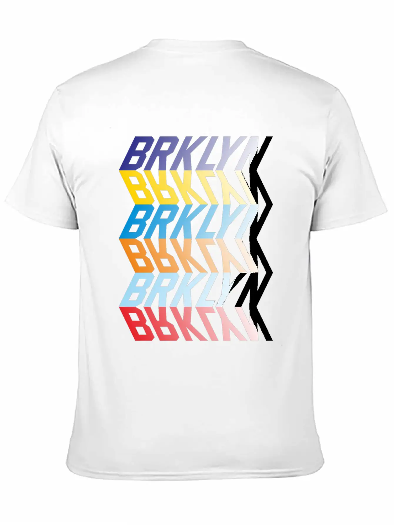 Brooklyn Mirror Typography Relaxed Everyday Tee – Lightweight And Durable Cotton