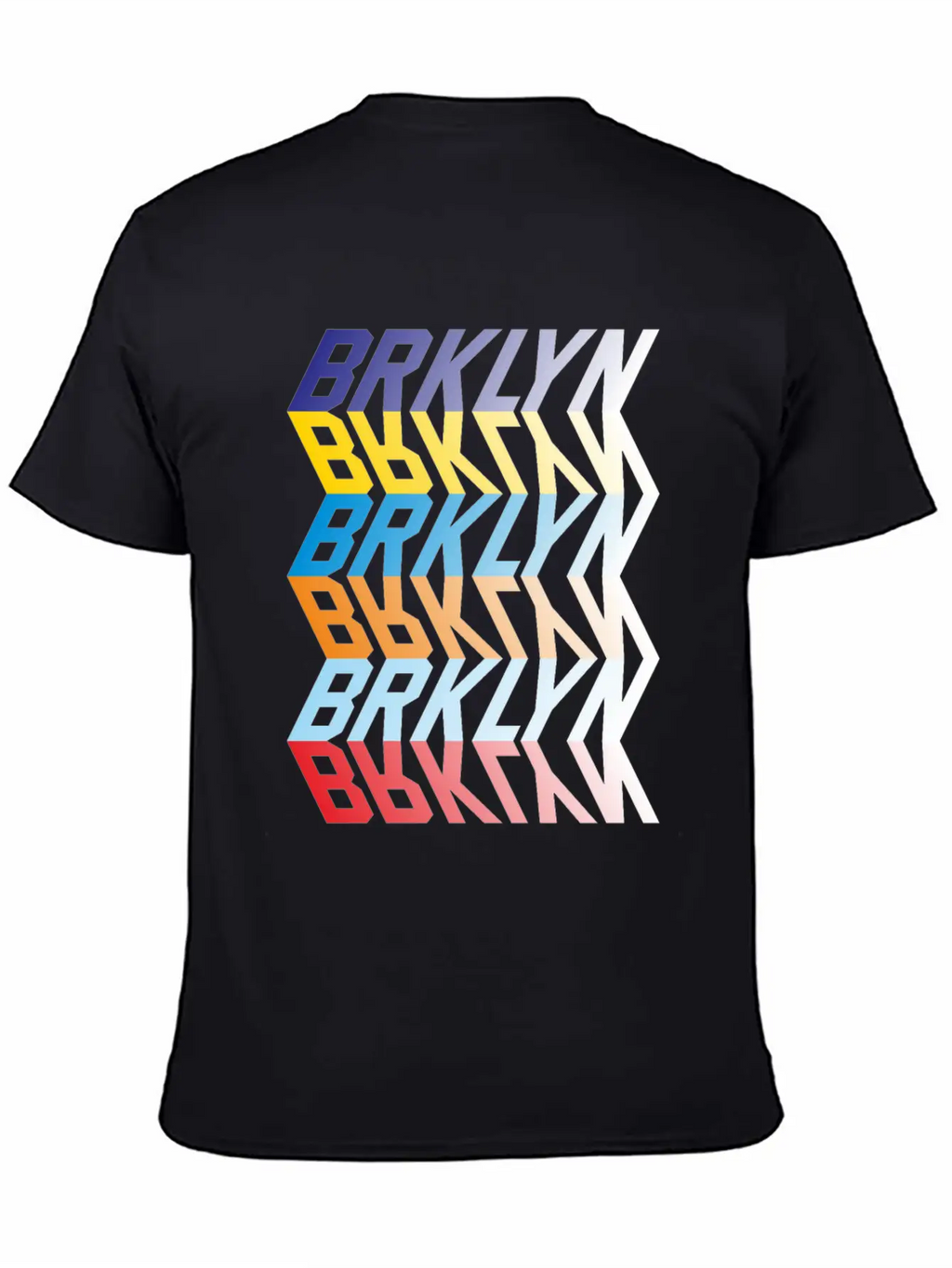 Brooklyn Mirror Typography Relaxed Everyday Tee – Lightweight And Durable Cotton
