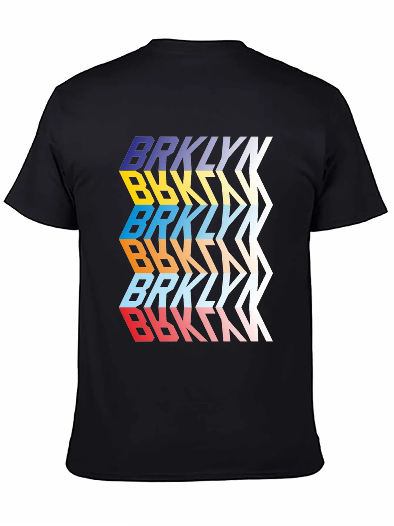 Brooklyn Mirror Typography Relaxed Everyday Tee – Lightweight And Durable Cotton