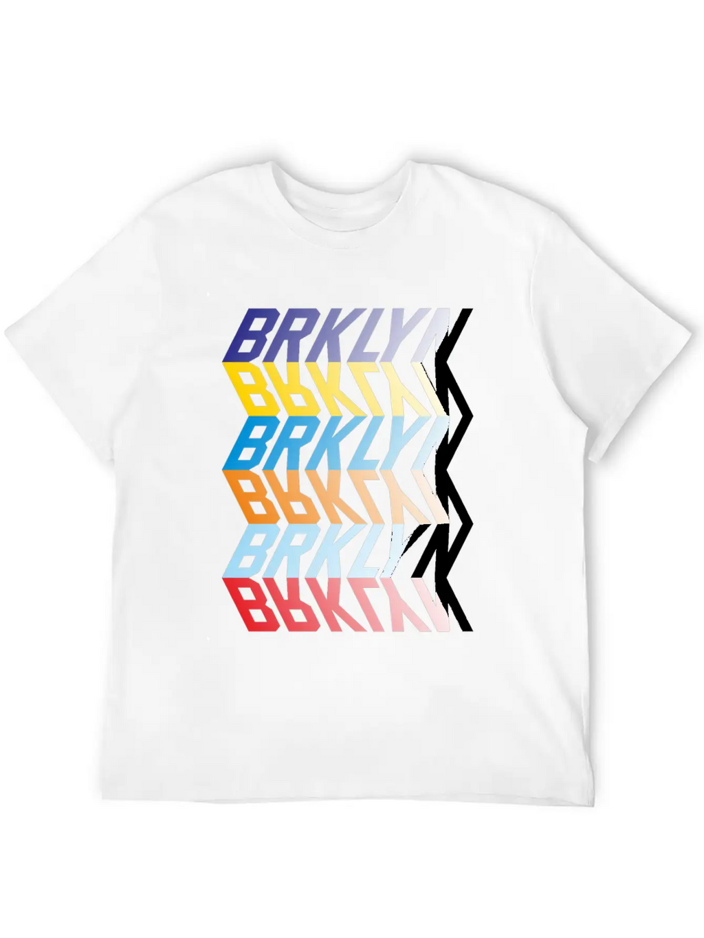 Brooklyn Mirror Typography Relaxed Everyday Tee – Lightweight And Durable Cotton