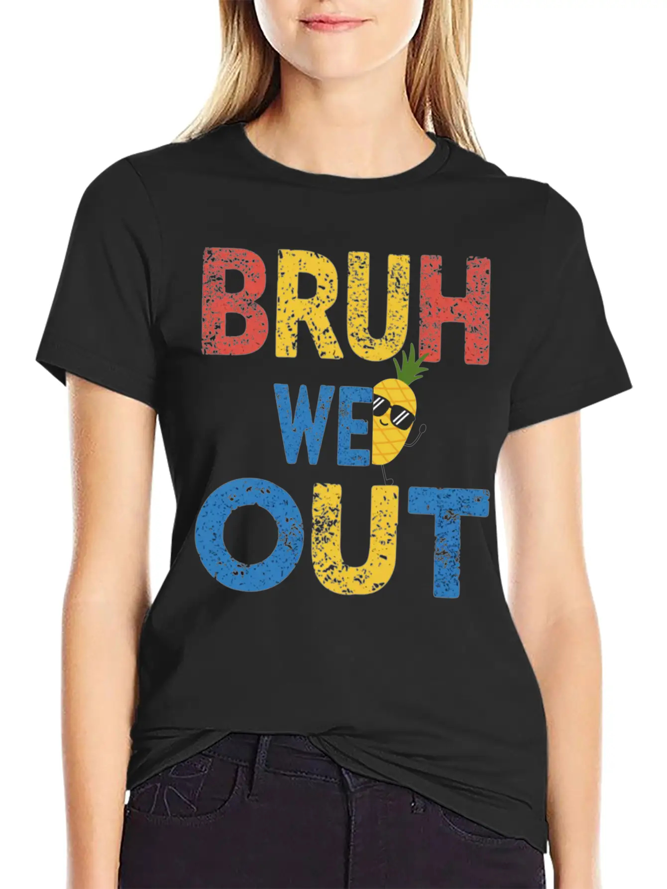 Bruh We Out Teachers Congratulations Relaxed Everyday Tee – Lightweight And Durable Cotton