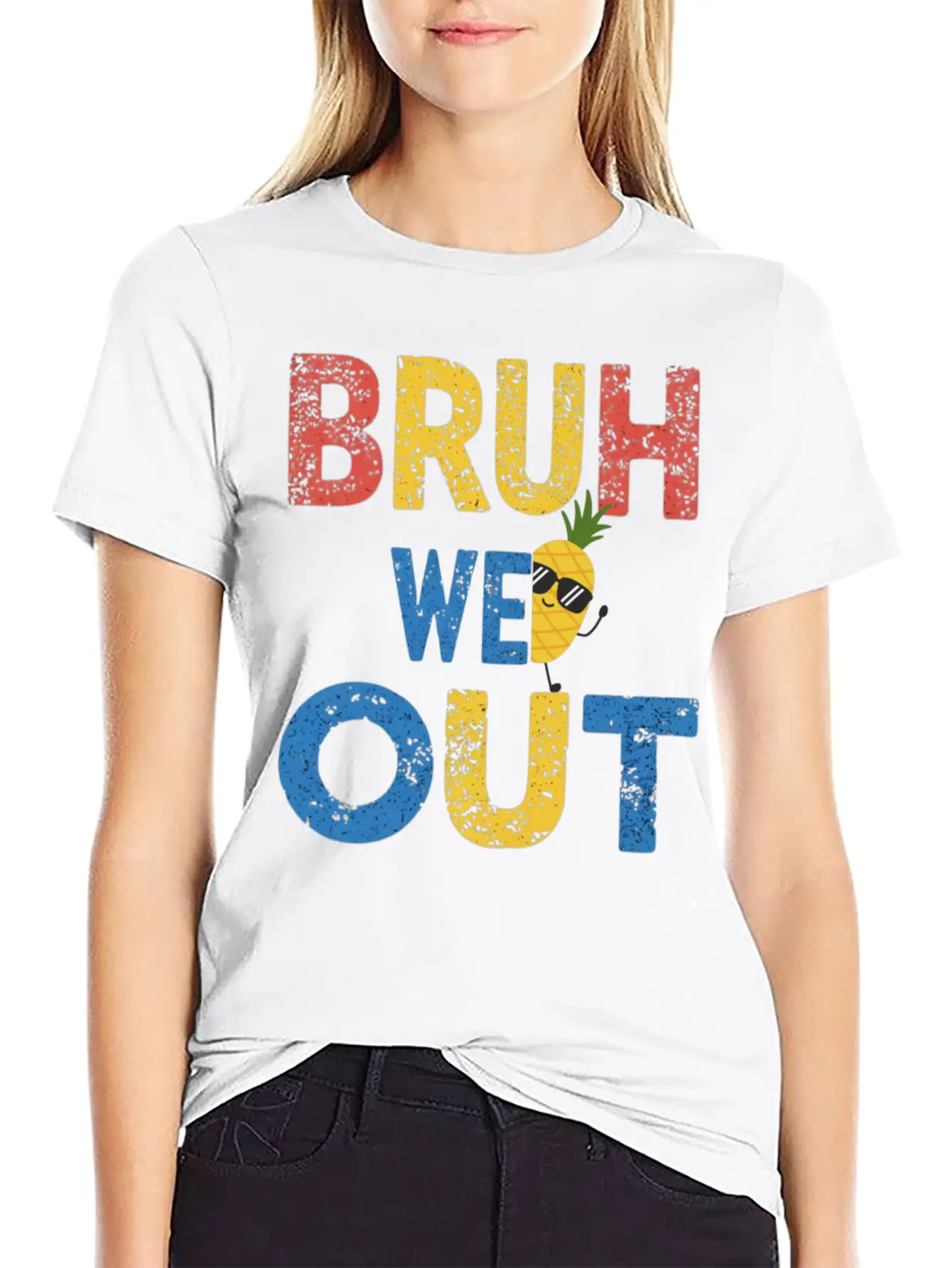Bruh We Out Teachers Congratulations Relaxed Everyday Tee – Lightweight And Durable Cotton