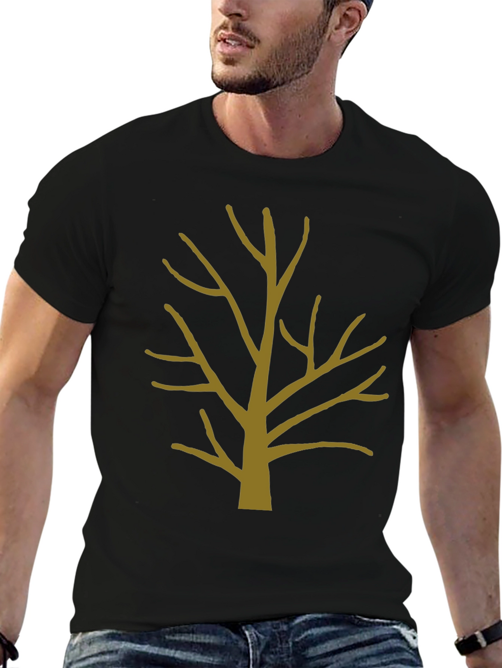 Tree Graphic Tee - Nature Inspired Mens Shirt