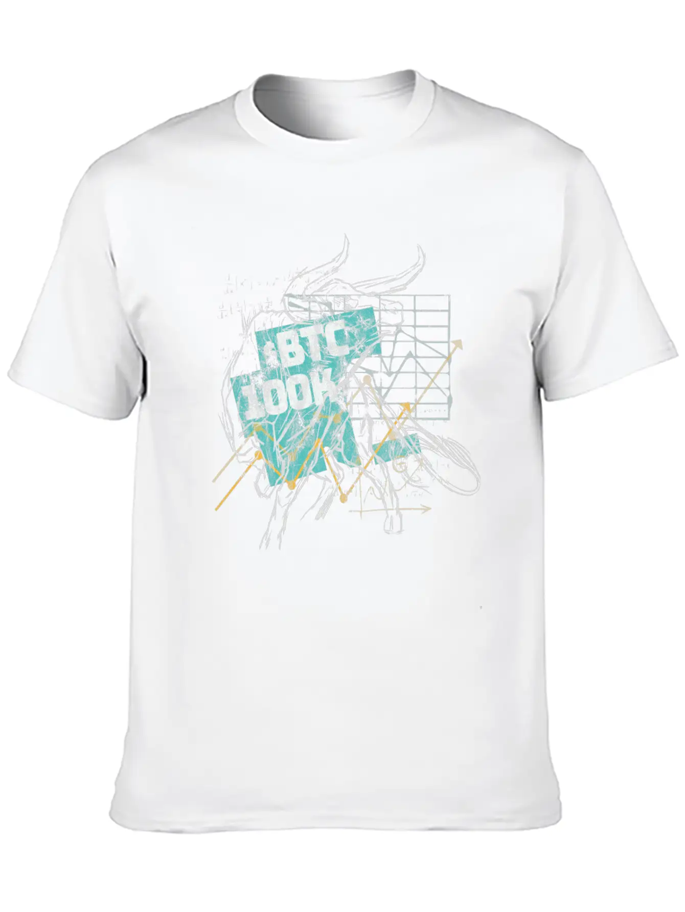 BTC 100k Bitcoin $100.000 Cryptos Currency Basic Graphic T-Shirt – Daily Comfort In Soft Cotton