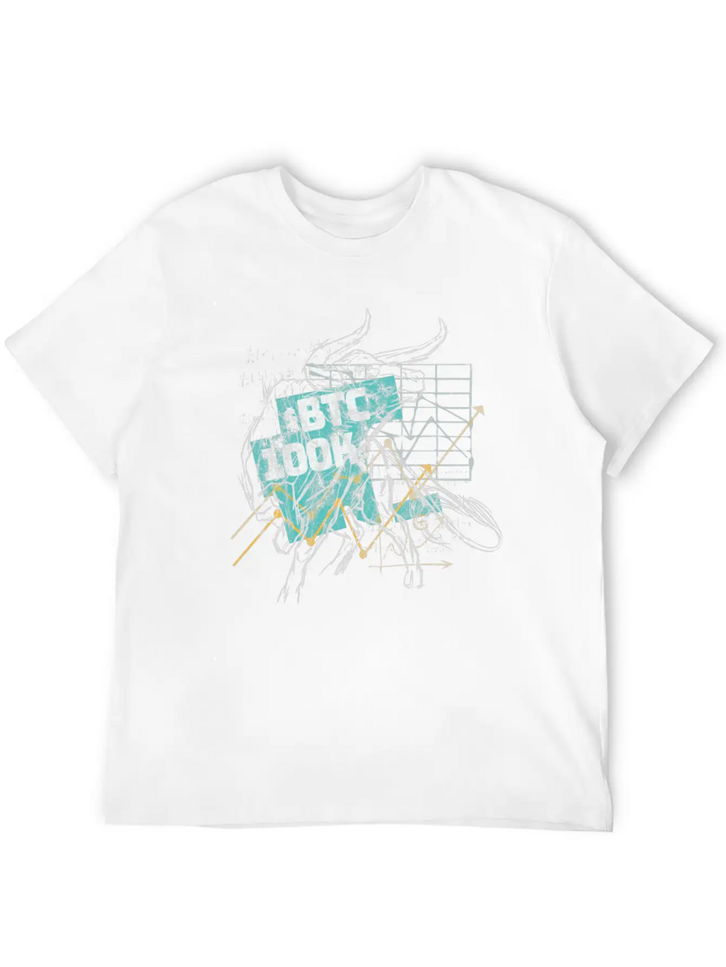 BTC 100k Bitcoin $100.000 Cryptos Currency Basic Graphic T-Shirt – Daily Comfort In Soft Cotton