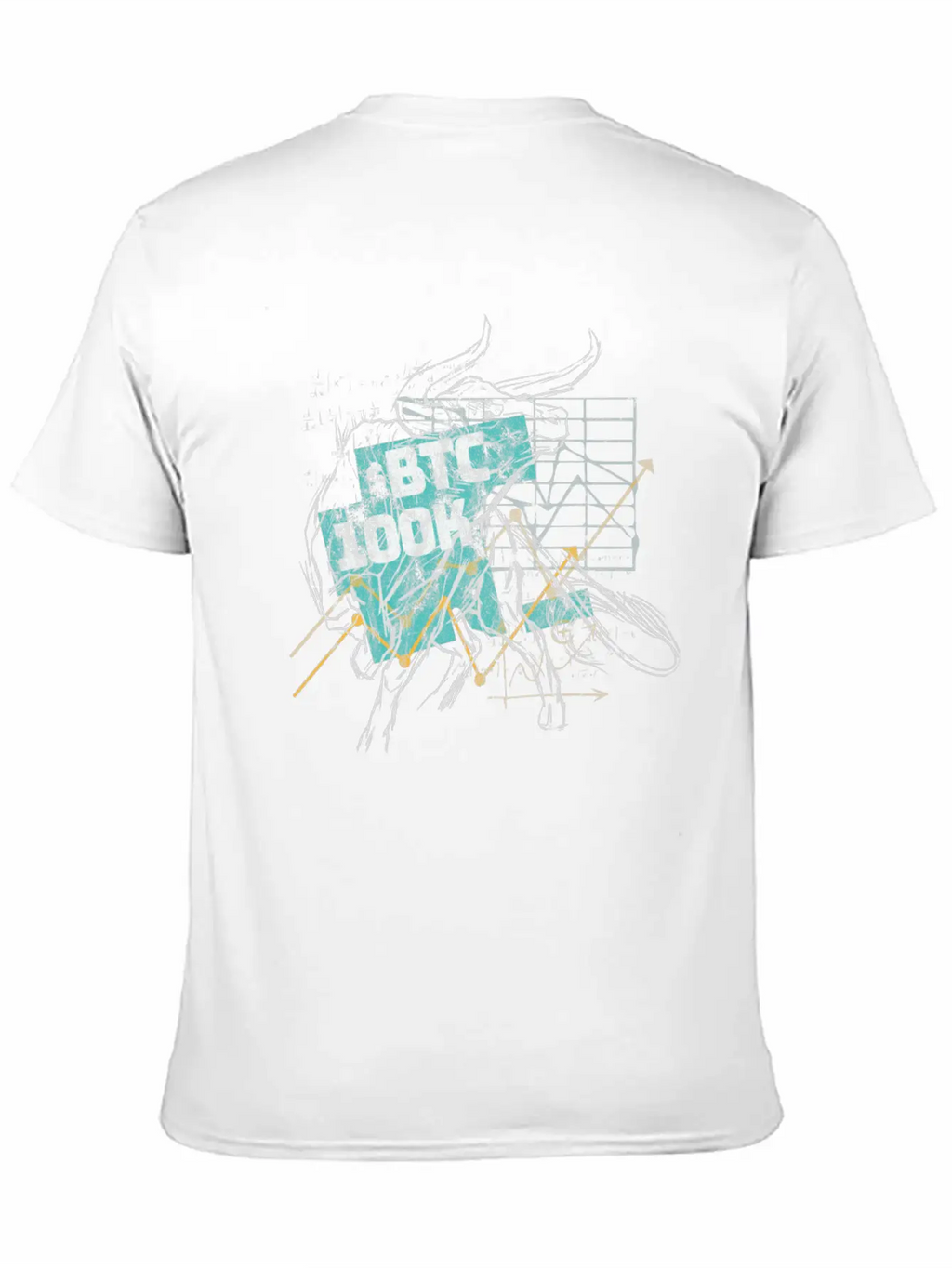 BTC 100k Bitcoin $100.000 Cryptos Currency Basic Graphic T-Shirt – Daily Comfort In Soft Cotton