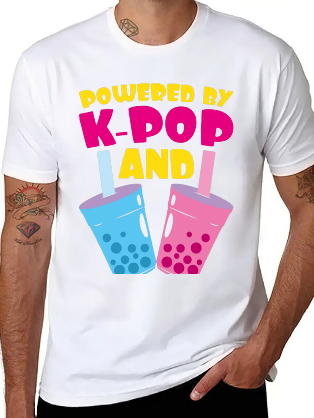 Bubble Tea K - Pop Music Gift Saying Timeless Short Sleeve Tee – Comfy And Minimalist Design