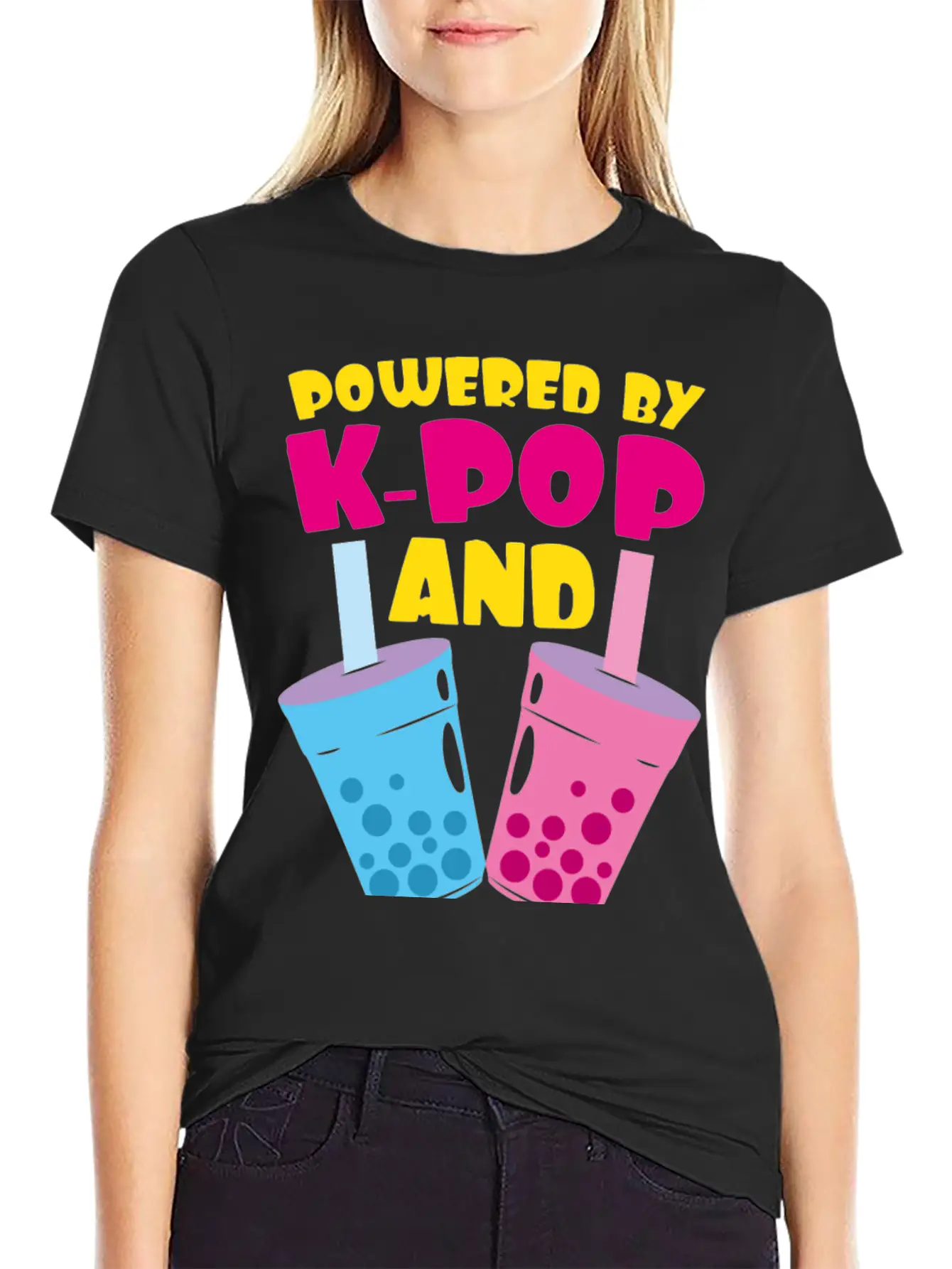 Bubble Tea K - Pop Music Gift Saying Timeless Short Sleeve Tee – Comfy And Minimalist Design