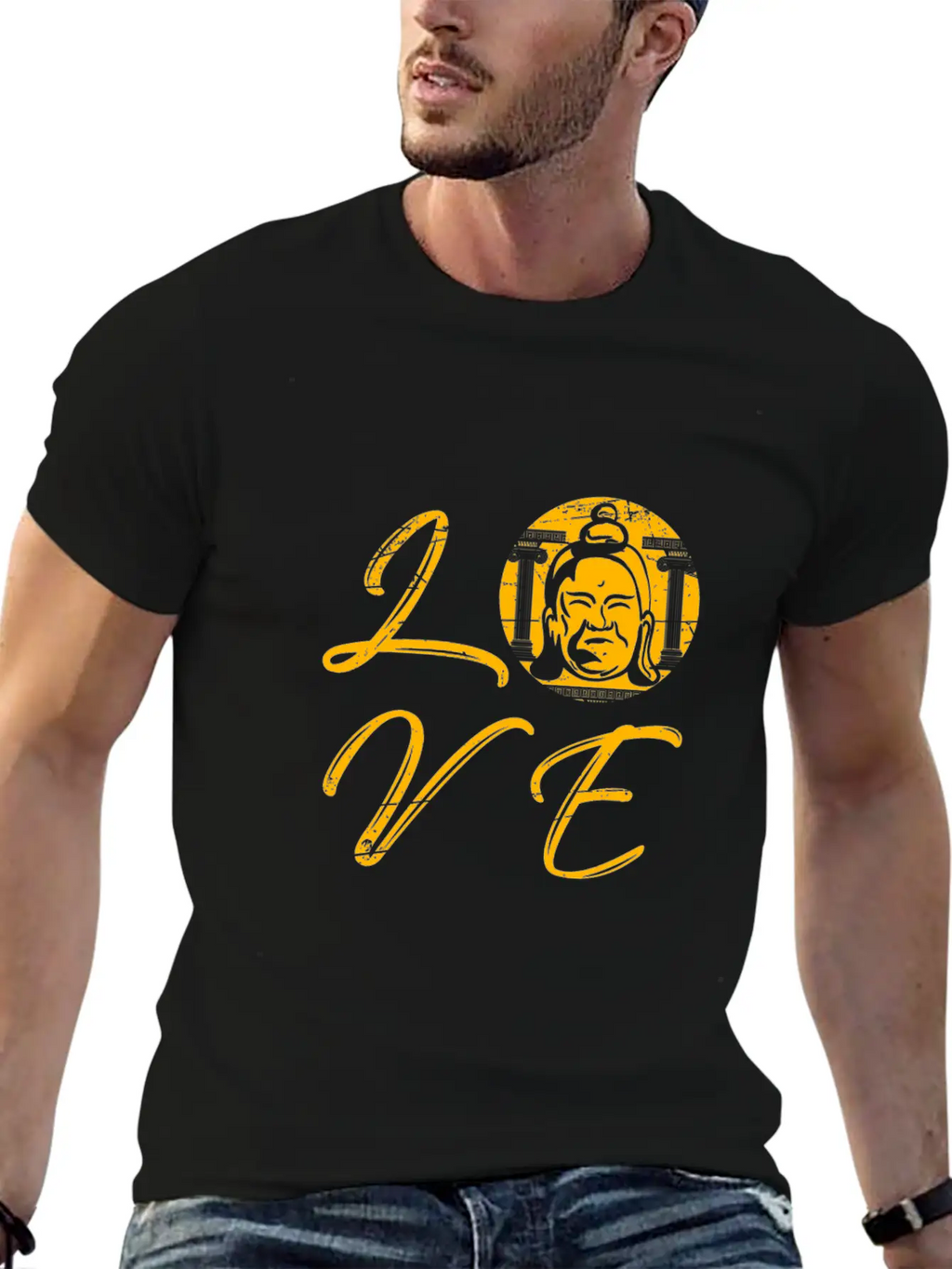 Buddha Gift Meditation Relaxation Breathable Soft Cotton T-Shirt – Timeless Casual Look