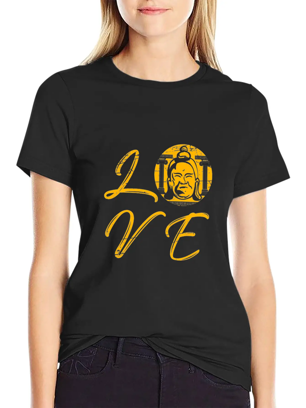 Buddha Gift Meditation Relaxation Breathable Soft Cotton T-Shirt – Timeless Casual Look