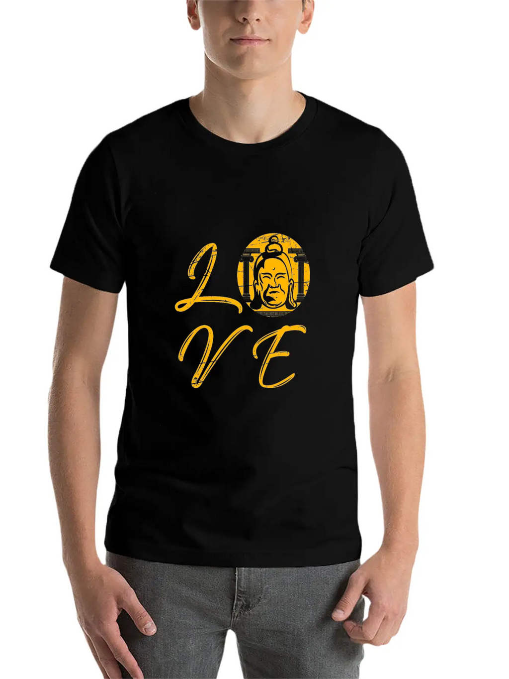 Buddha Gift Meditation Relaxation Breathable Soft Cotton T-Shirt – Timeless Casual Look