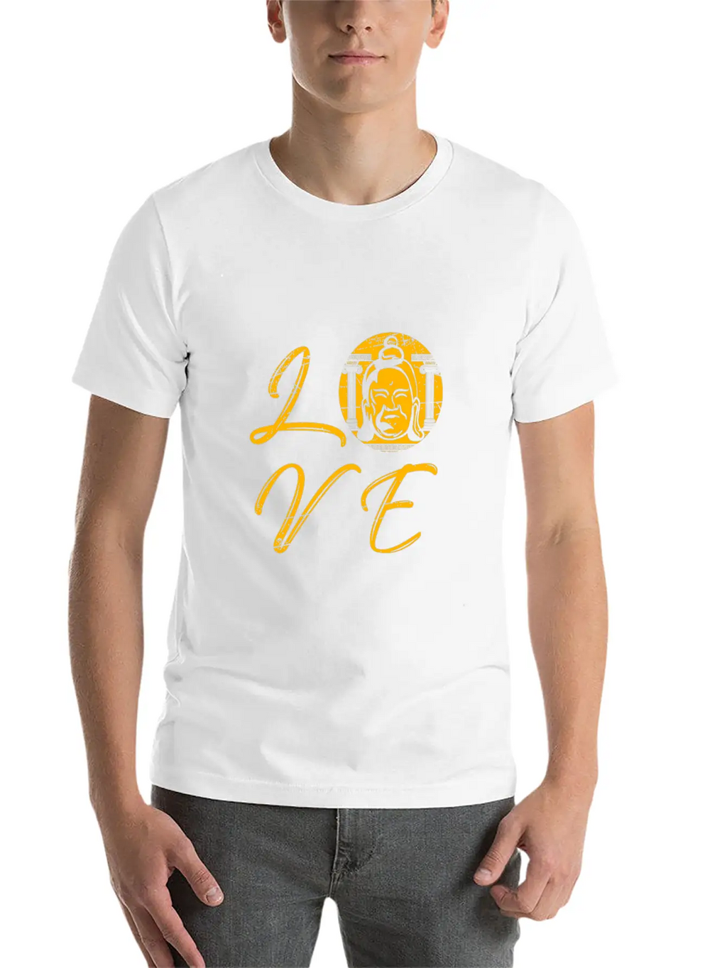 Buddha Gift Meditation Relaxation Breathable Soft Cotton T-Shirt – Timeless Casual Look