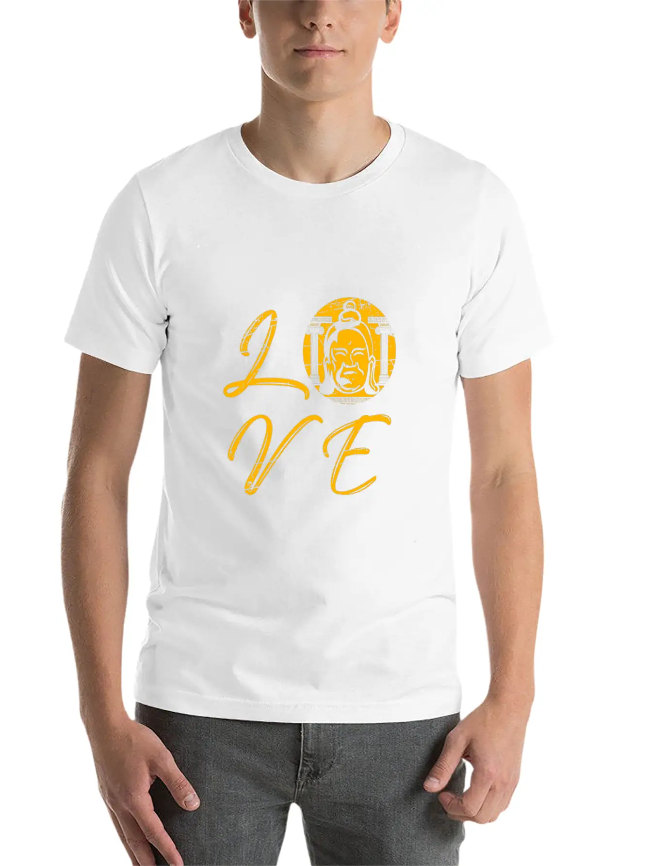 Buddha Gift Meditation Relaxation Breathable Soft Cotton T-Shirt – Timeless Casual Look
