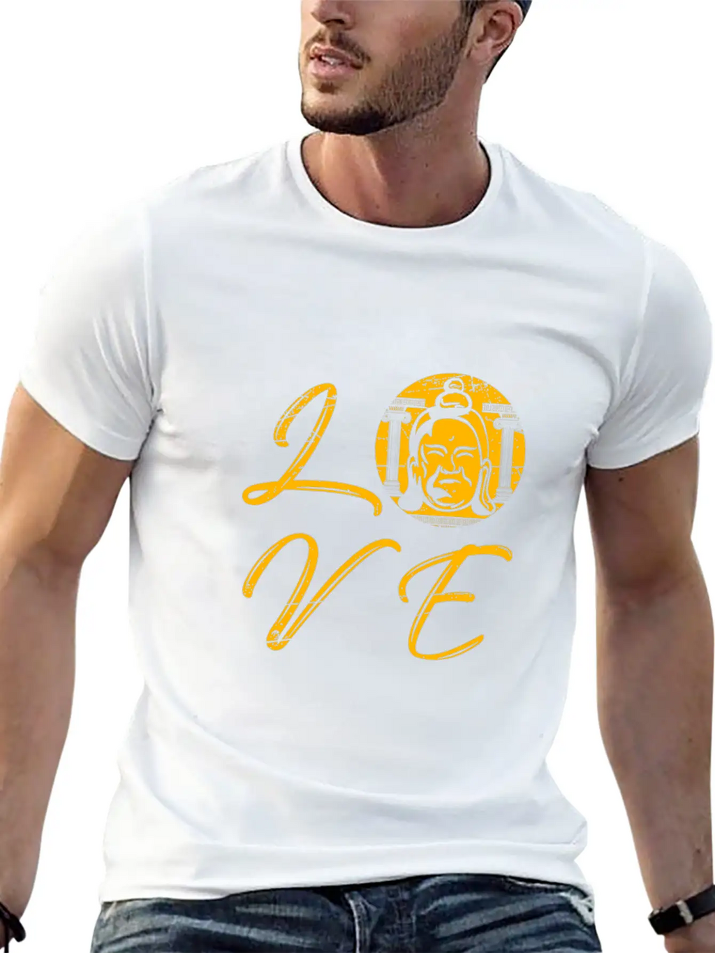 Buddha Gift Meditation Relaxation Breathable Soft Cotton T-Shirt – Timeless Casual Look