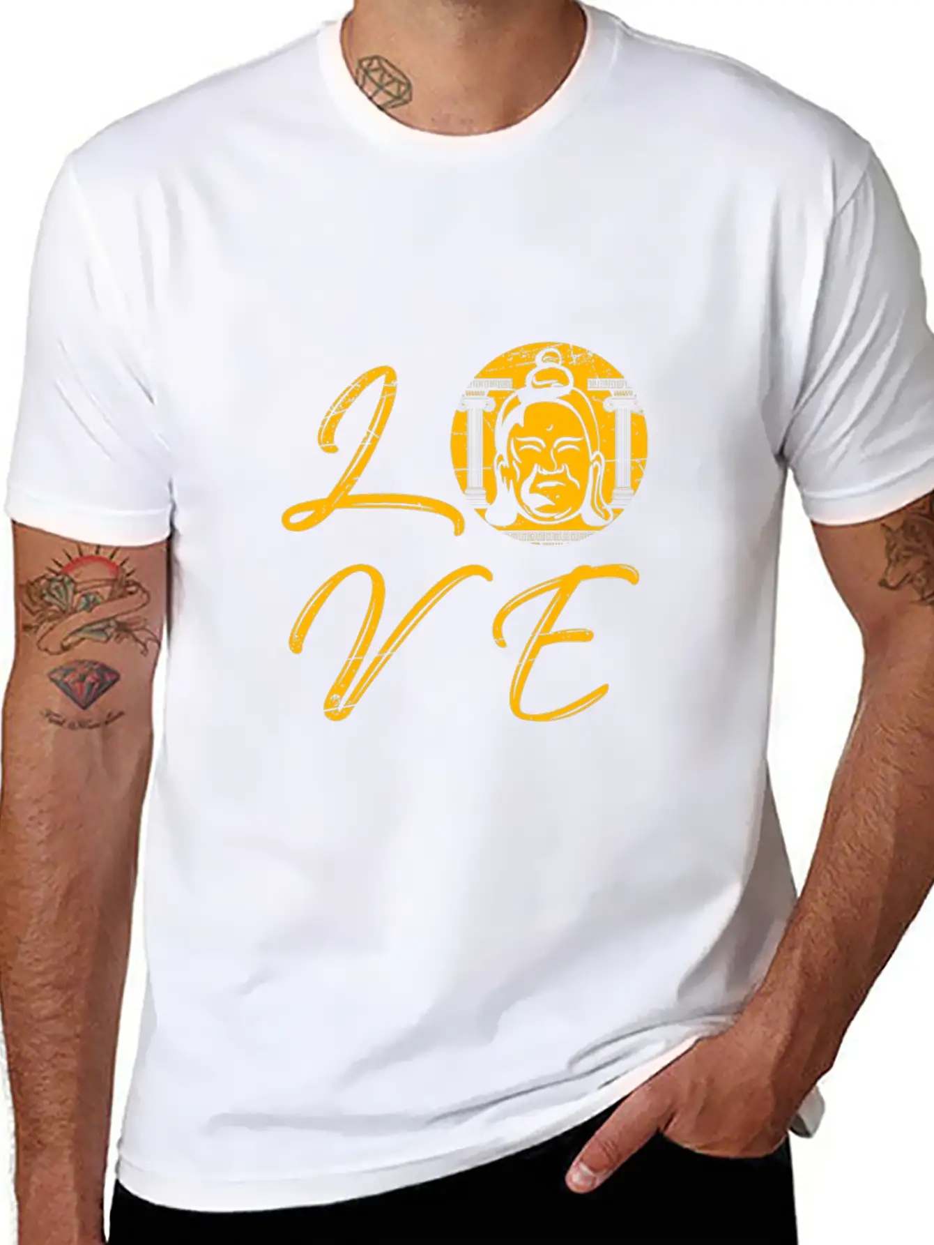Buddha Gift Meditation Relaxation Breathable Soft Cotton T-Shirt – Timeless Casual Look