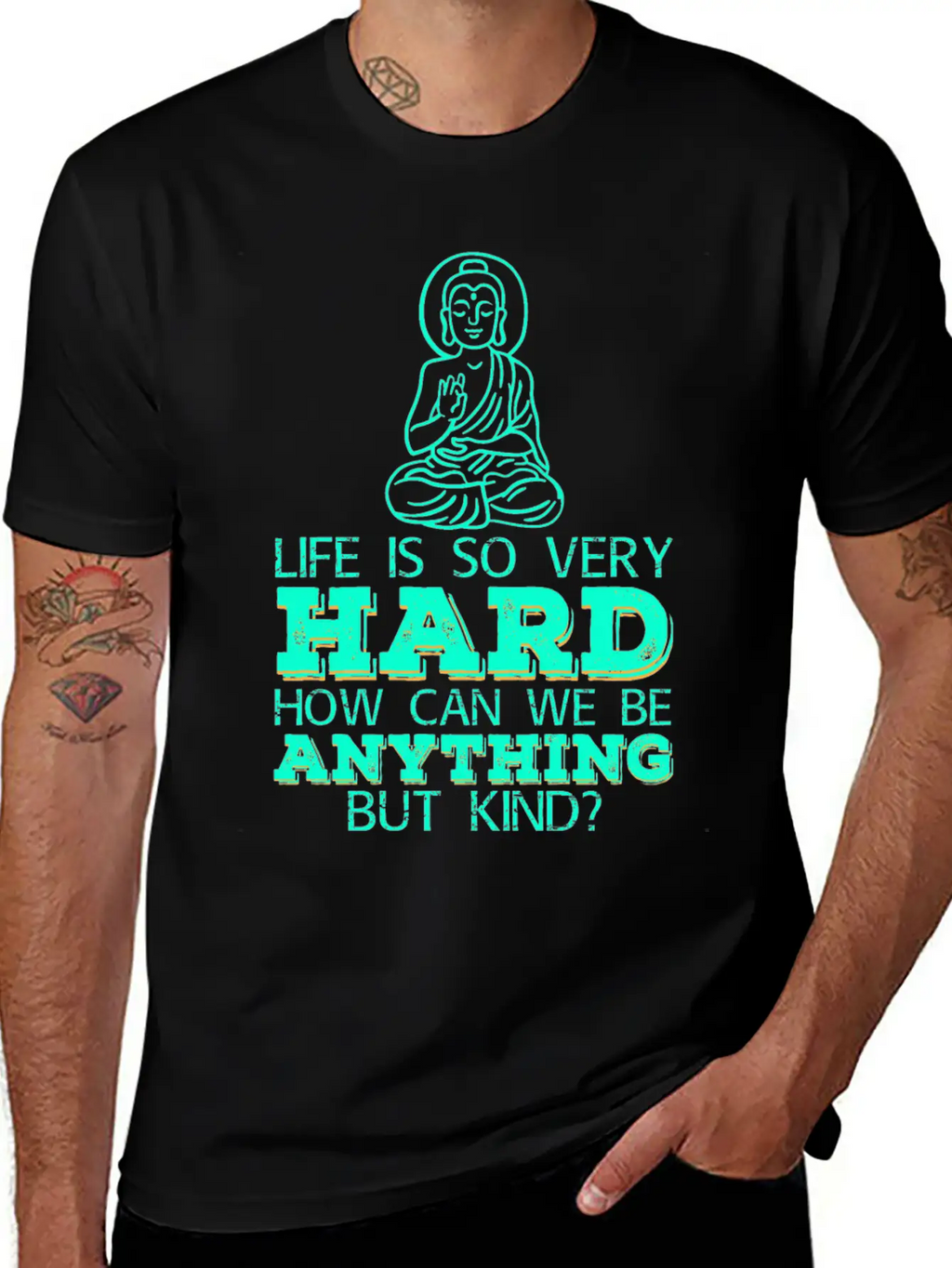 Buddhism Buddha Meditation Breathable Soft Cotton T-Shirt – Timeless Casual Look