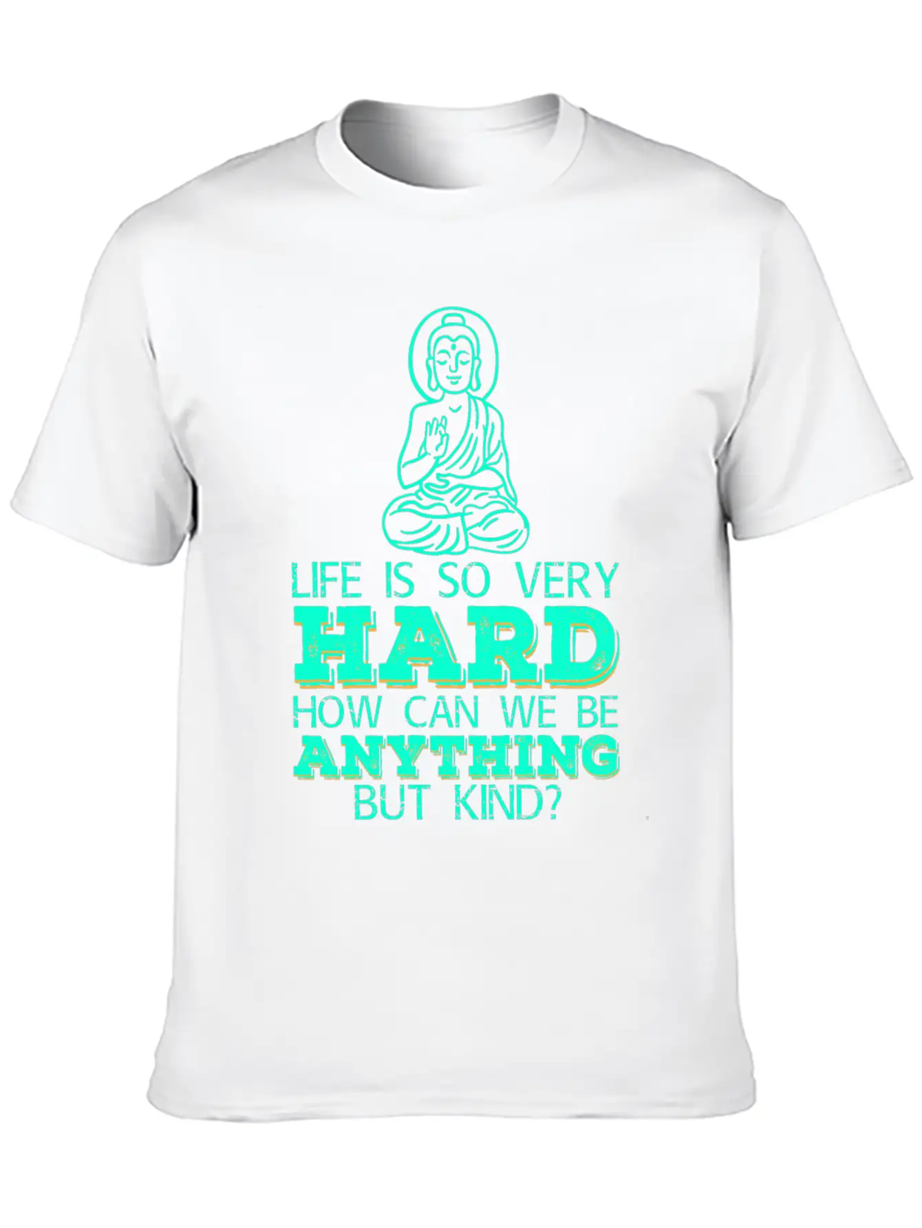 Buddhism Buddha Meditation Breathable Soft Cotton T-Shirt – Timeless Casual Look