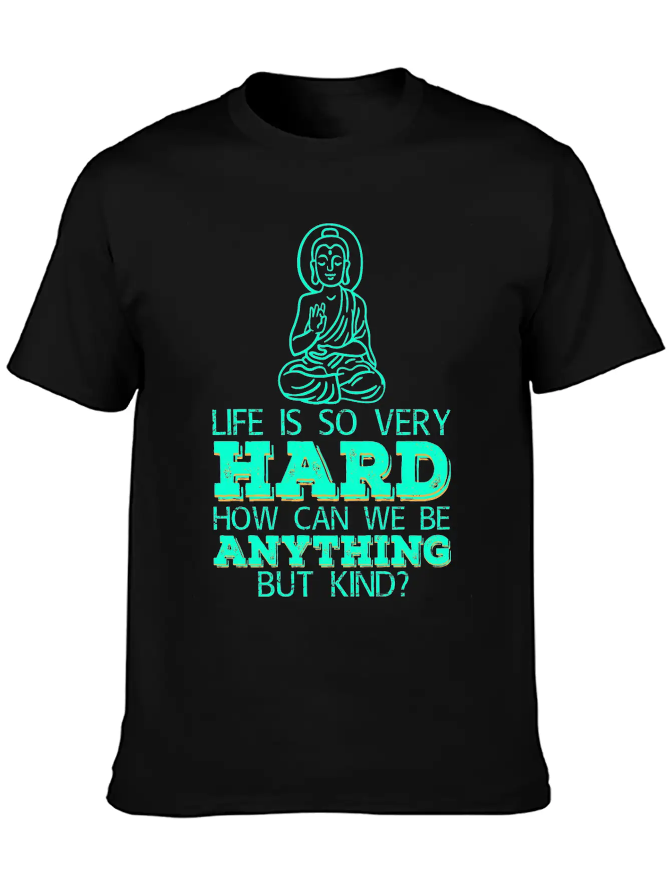 Buddhism Buddha Meditation Breathable Soft Cotton T-Shirt – Timeless Casual Look