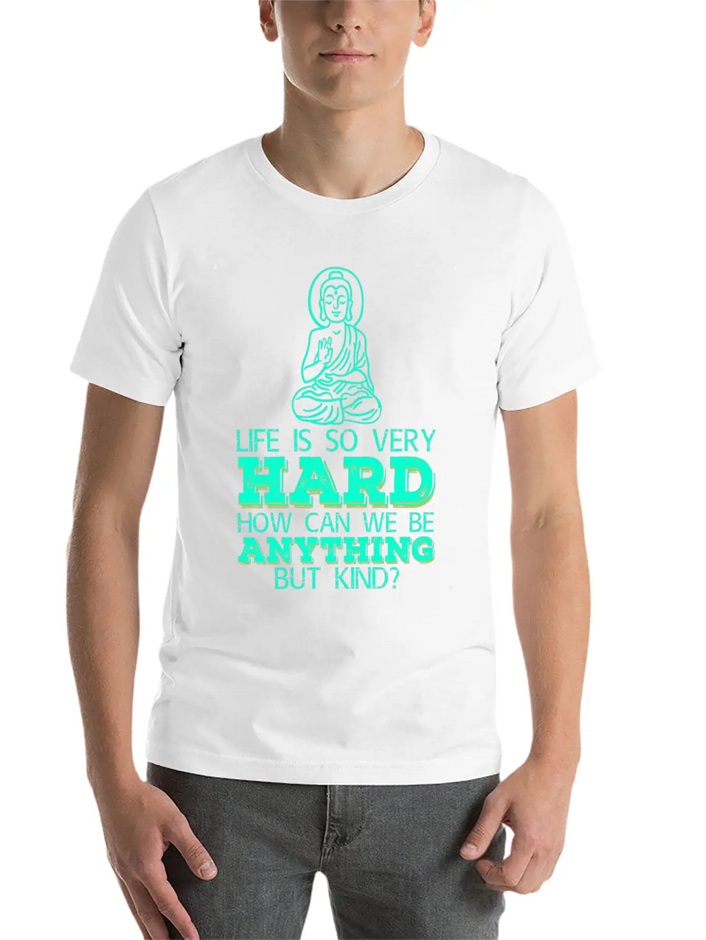 Buddhism Buddha Meditation Breathable Soft Cotton T-Shirt – Timeless Casual Look