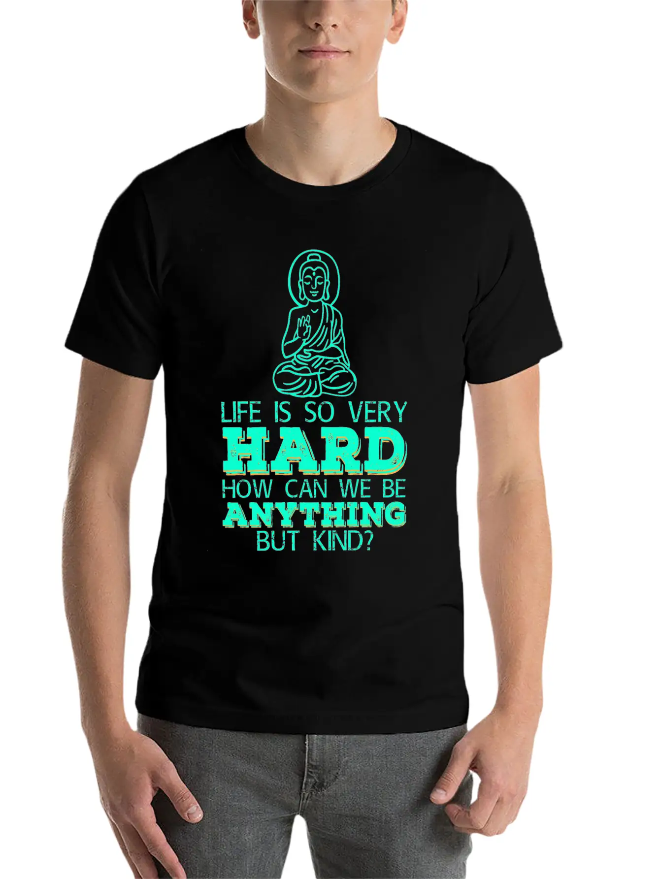 Buddhism Buddha Meditation Breathable Soft Cotton T-Shirt – Timeless Casual Look