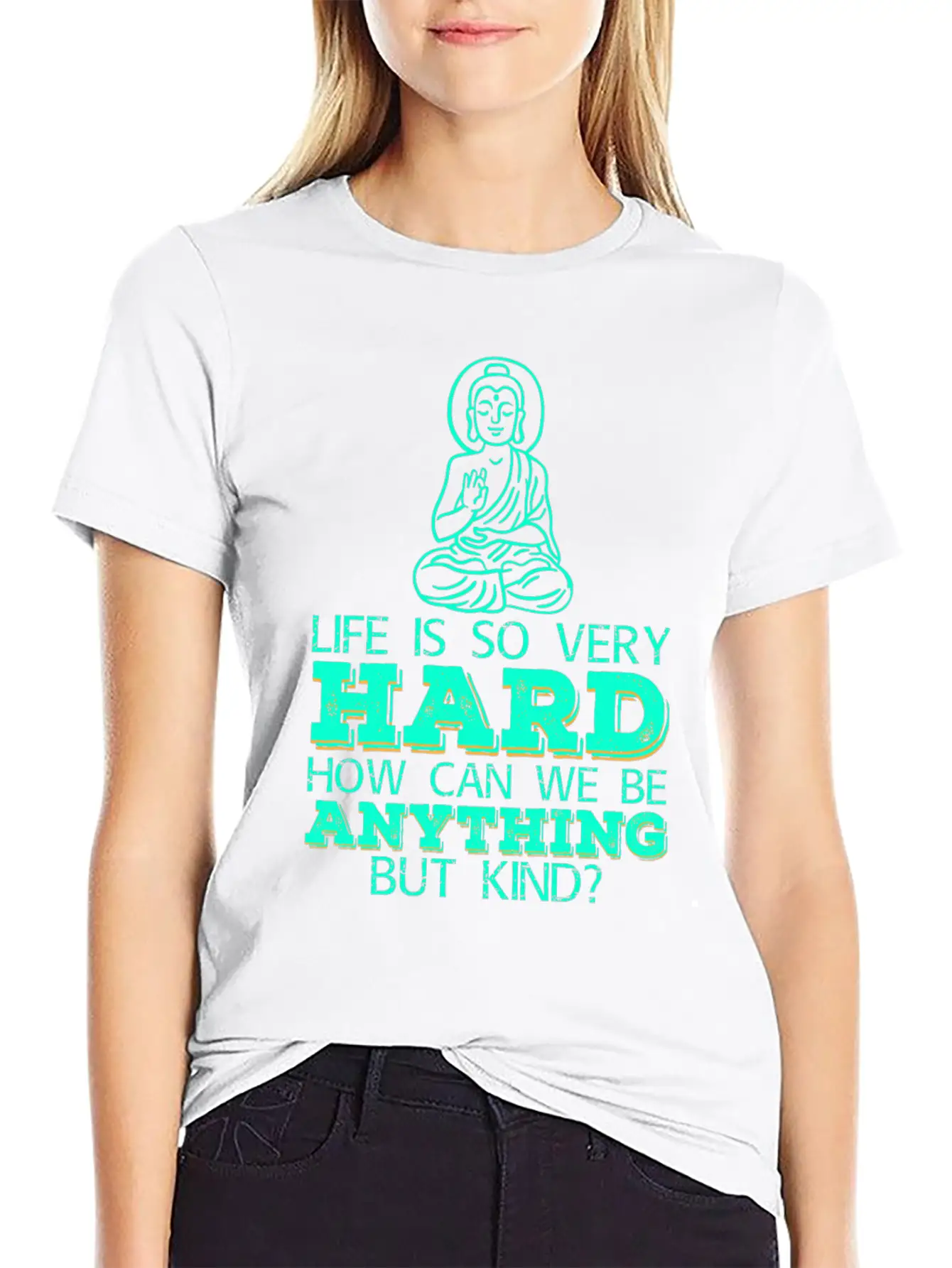 Buddhism Buddha Meditation Breathable Soft Cotton T-Shirt – Timeless Casual Look