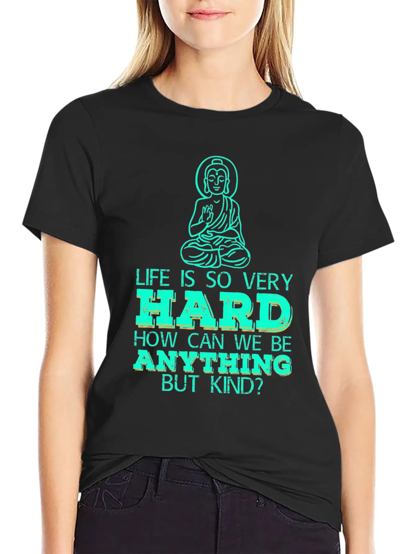 Buddhism Buddha Meditation Breathable Soft Cotton T-Shirt – Timeless Casual Look