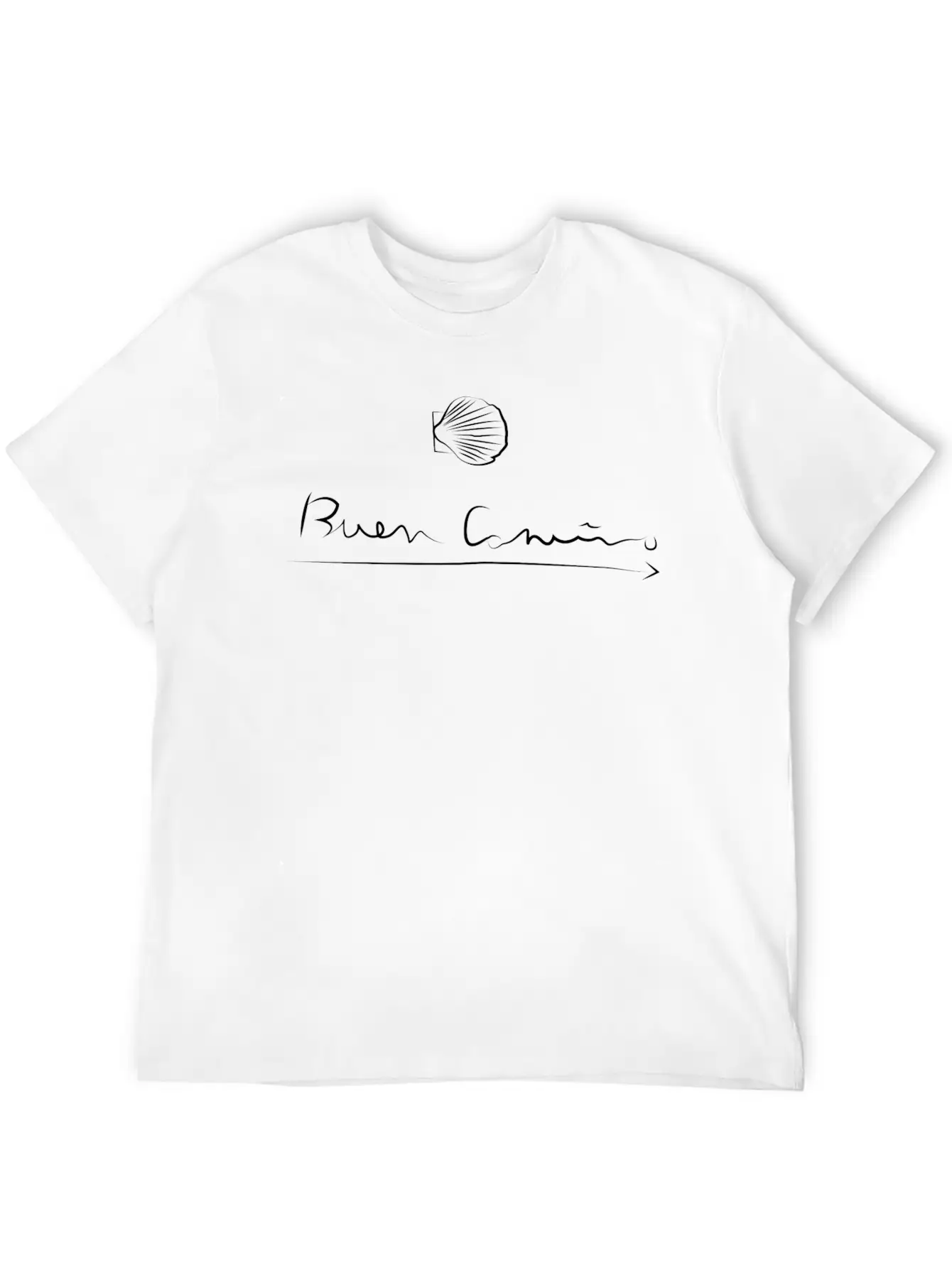 Buen Camino Symbol The Way Of St. James Unisex Casual T-Shirt – Clean Design For Daily Comfort