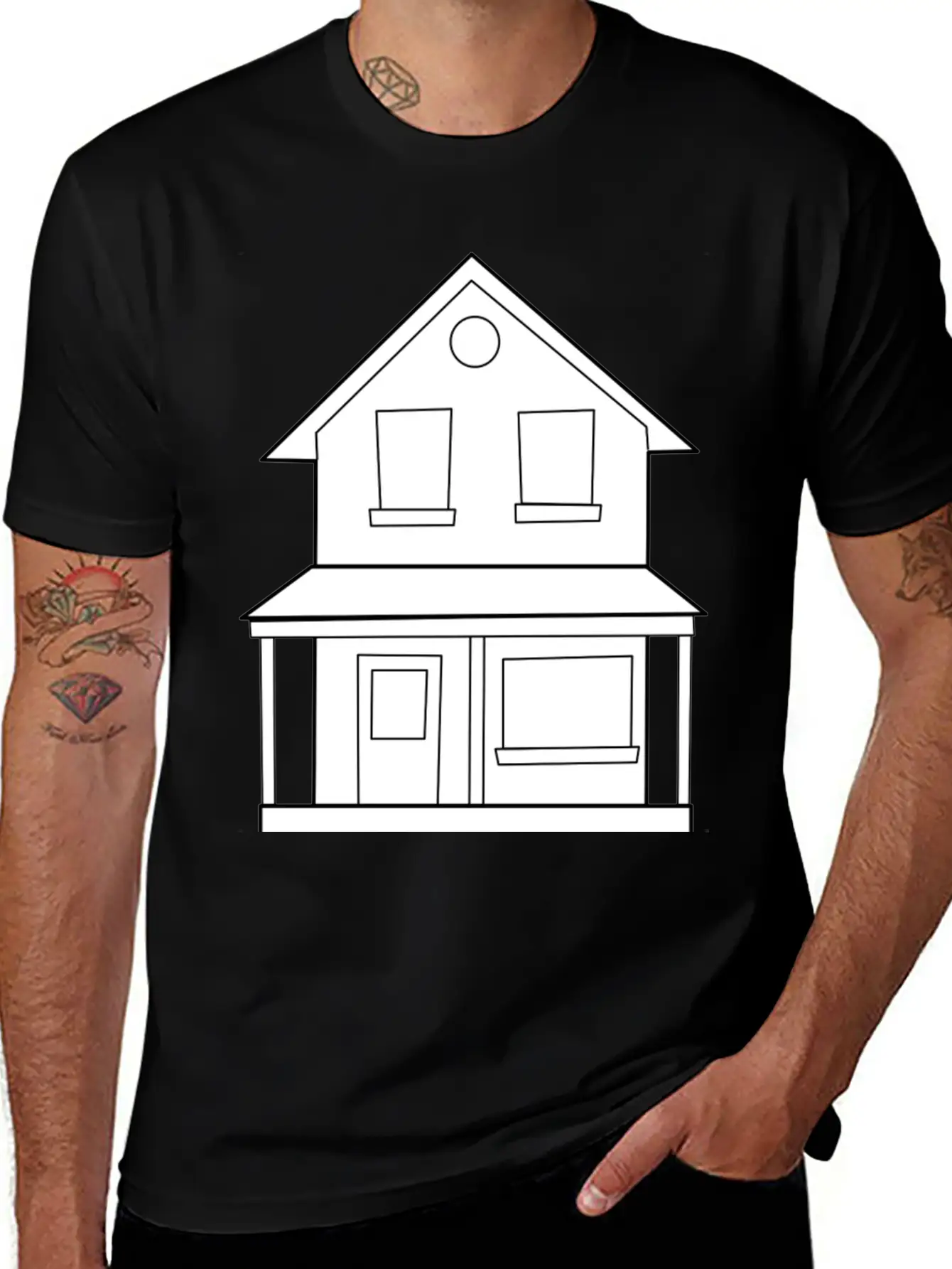 Building House Homes Architektur Haus Gebaeude191 Breathable Graphic T-Shirt – Perfect For Casual Days