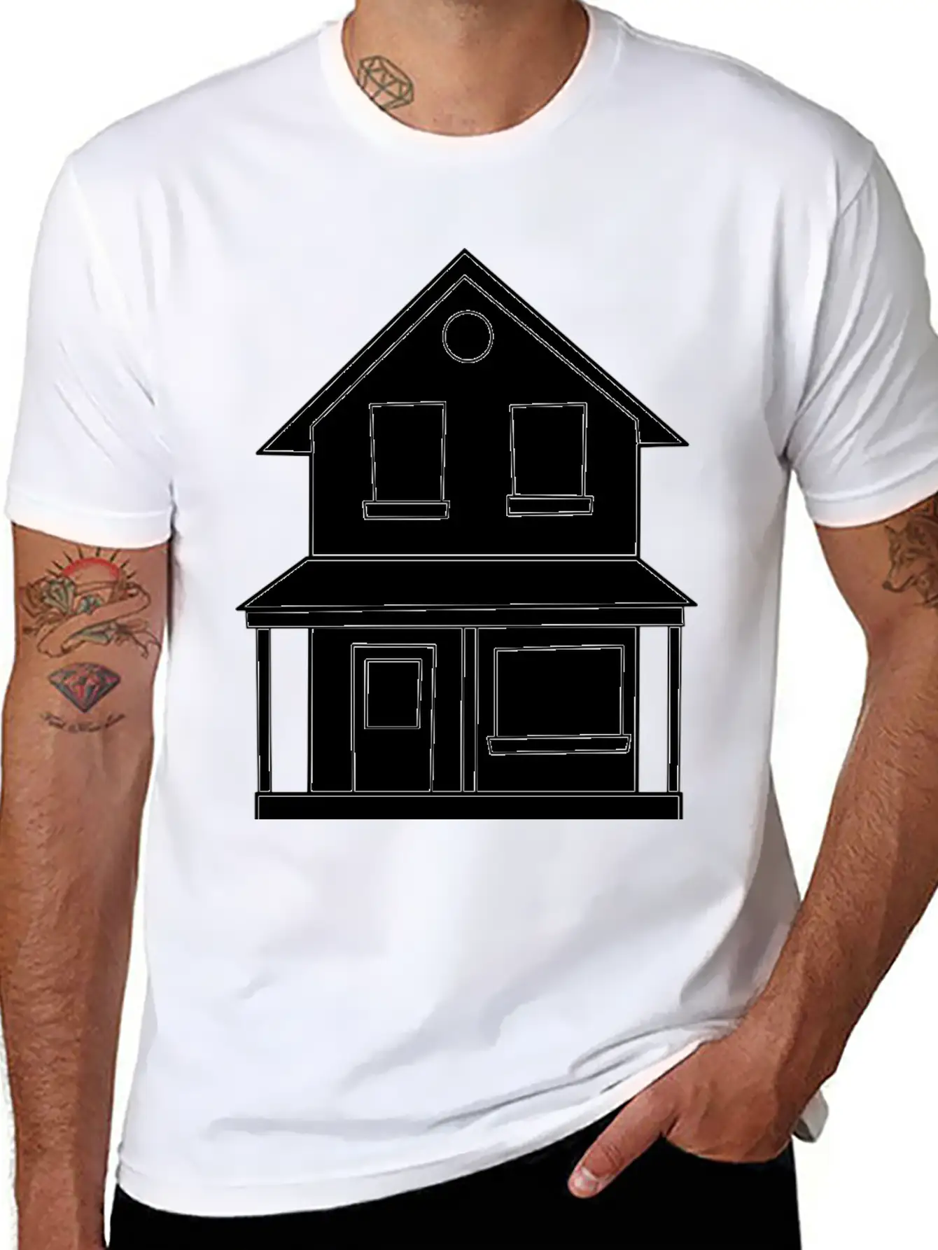 Building House Homes Architektur Haus Gebaeude191 Breathable Graphic T-Shirt – Perfect For Casual Days