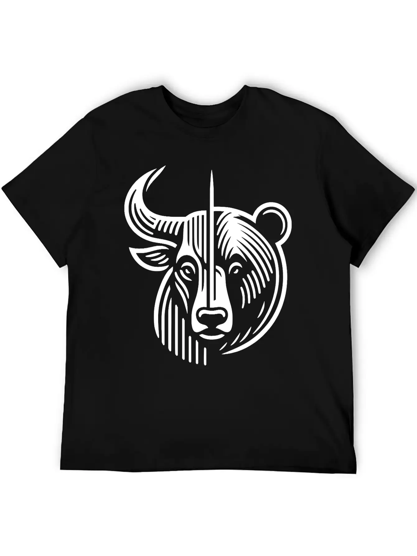 Bull And Bear Stock Market Finance Path24 Stylish Everyday T-Shirt – Unisex Basic Cotton Tee