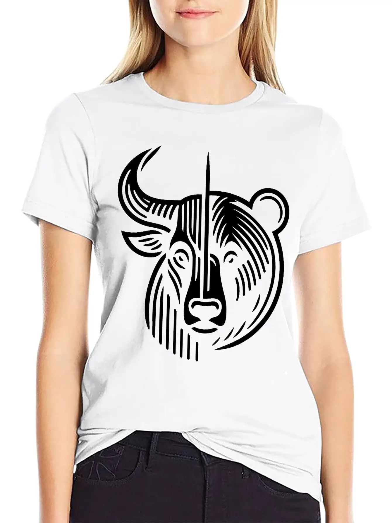 Bull And Bear Stock Market Finance Path24 Stylish Everyday T-Shirt – Unisex Basic Cotton Tee
