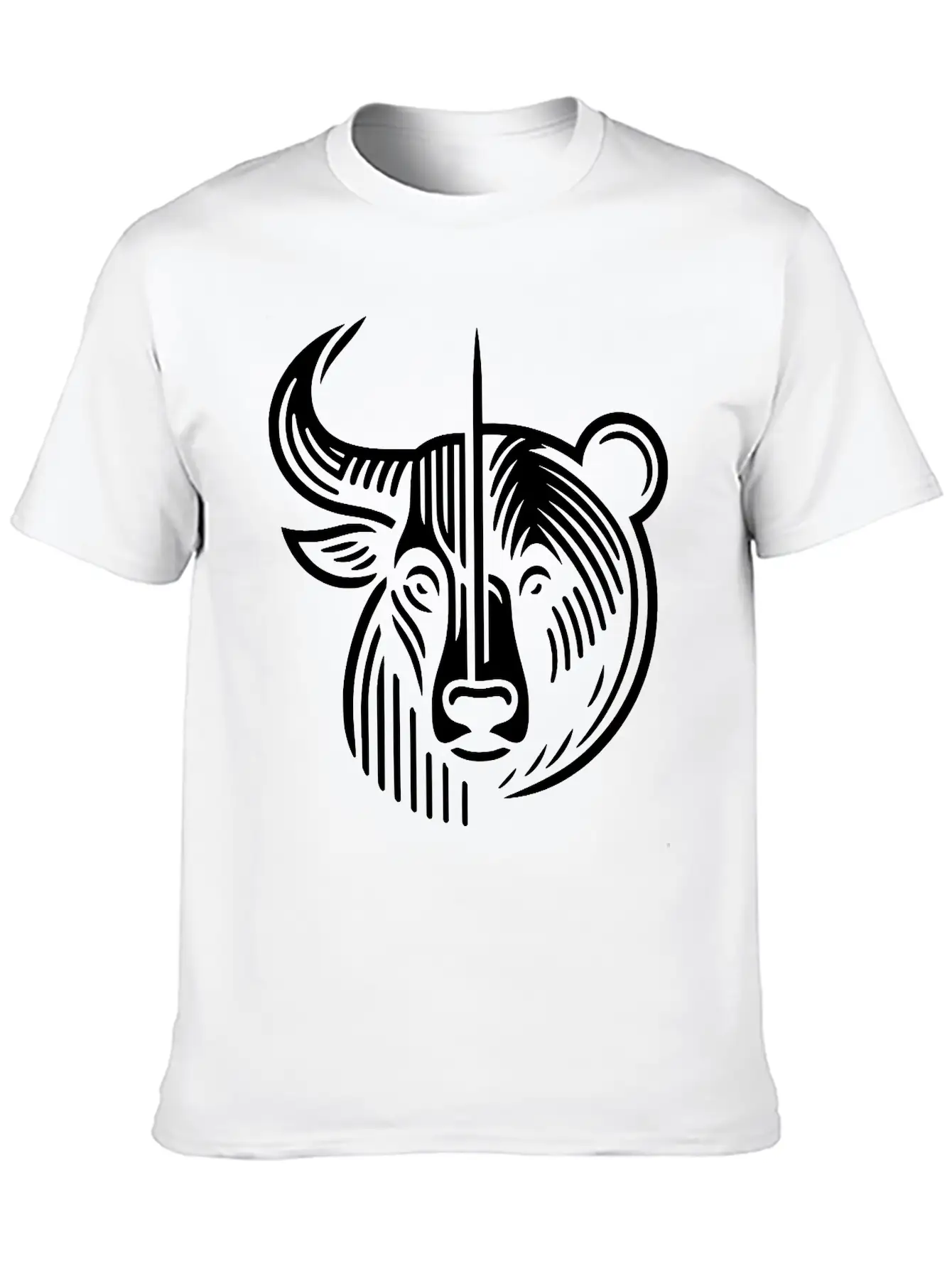Bull And Bear Stock Market Finance Path24 Stylish Everyday T-Shirt – Unisex Basic Cotton Tee