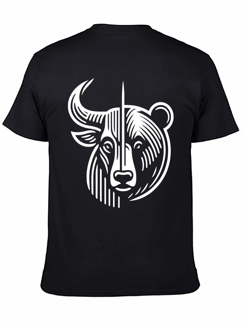 Bull And Bear Stock Market Finance Path24 Stylish Everyday T-Shirt – Unisex Basic Cotton Tee