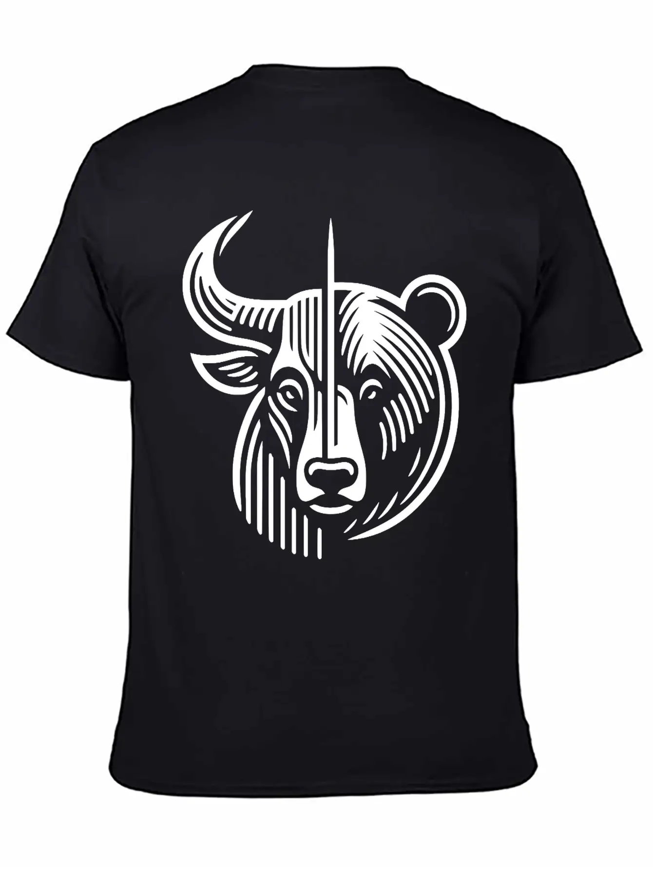 Bull And Bear Stock Market Finance Path24 Stylish Everyday T-Shirt – Unisex Basic Cotton Tee