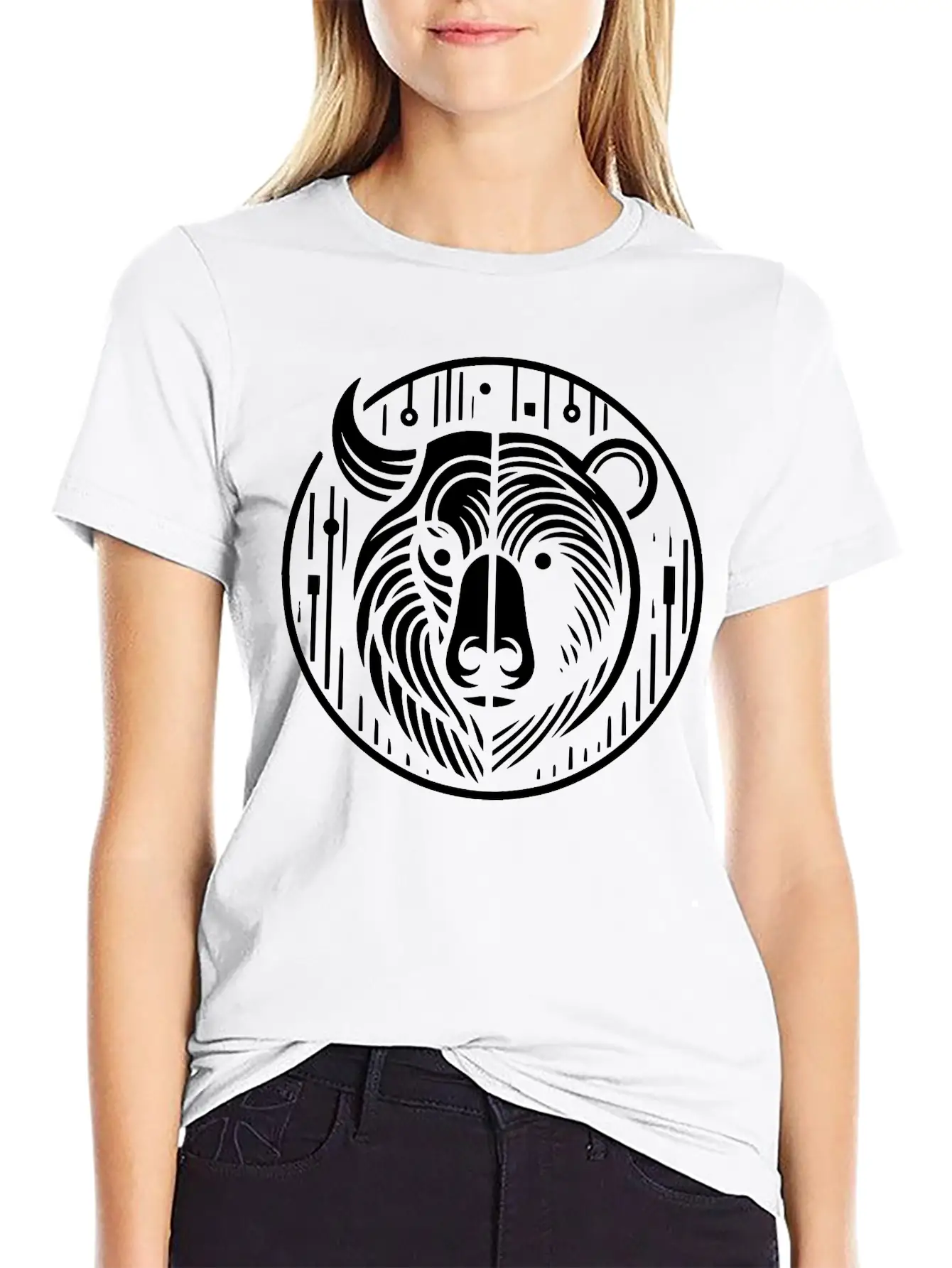 Bull And Bear Stock Market Finance Path33 Breathable Graphic T-Shirt – Perfect For Casual Days
