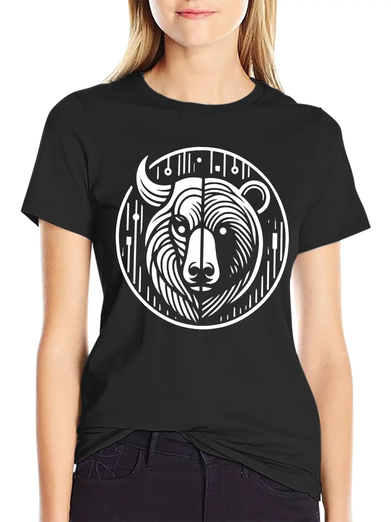 Bull And Bear Stock Market Finance Path33 Breathable Graphic T-Shirt – Perfect For Casual Days