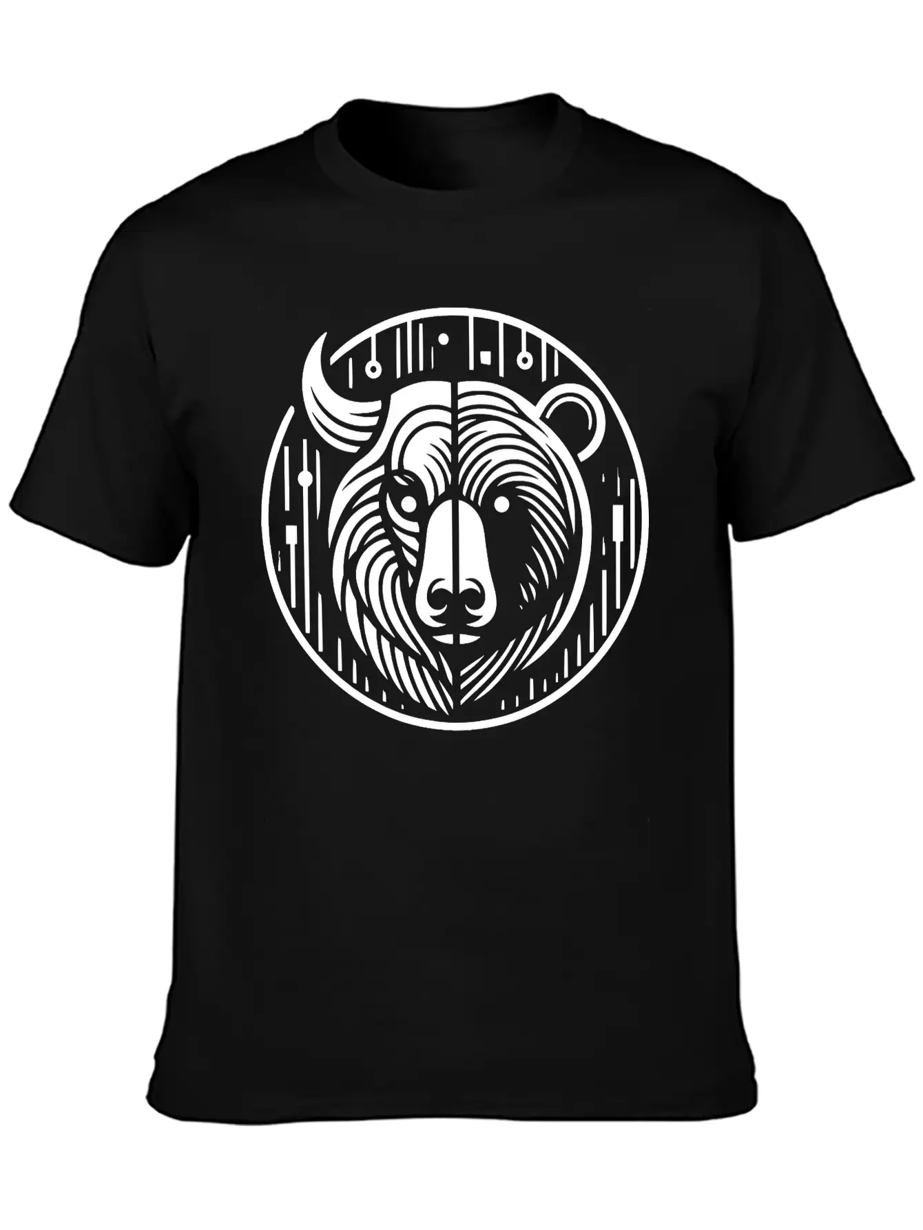 Bull And Bear Stock Market Finance Path33 Breathable Graphic T-Shirt – Perfect For Casual Days
