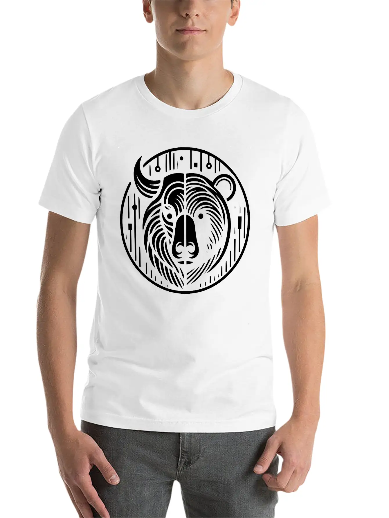 Bull And Bear Stock Market Finance Path33 Breathable Graphic T-Shirt – Perfect For Casual Days