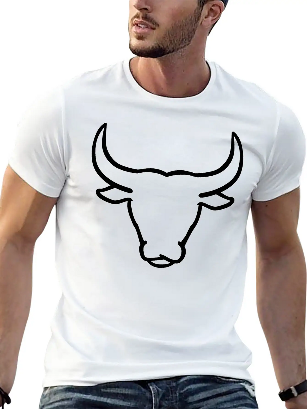 Bull Breathable Graphic T-Shirt – Perfect For Casual Days